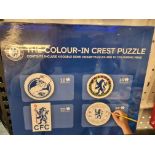 10 x Chelsea FC The Colour In Crest Jigsaw | Total RRP £150