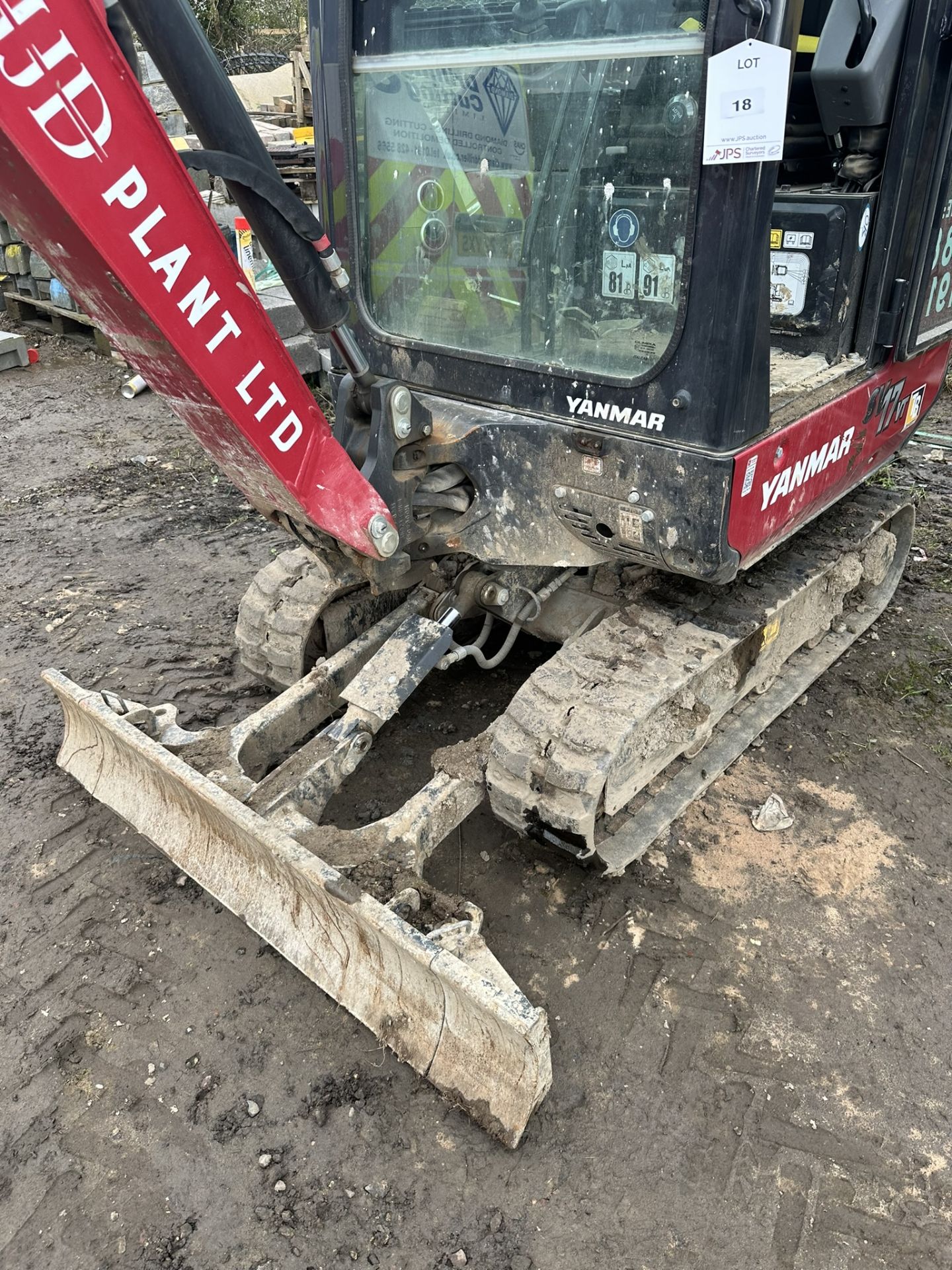 Yanmar SV17VT 1T Excavator | YOM: 2023 | Hours: 111 - Image 9 of 16