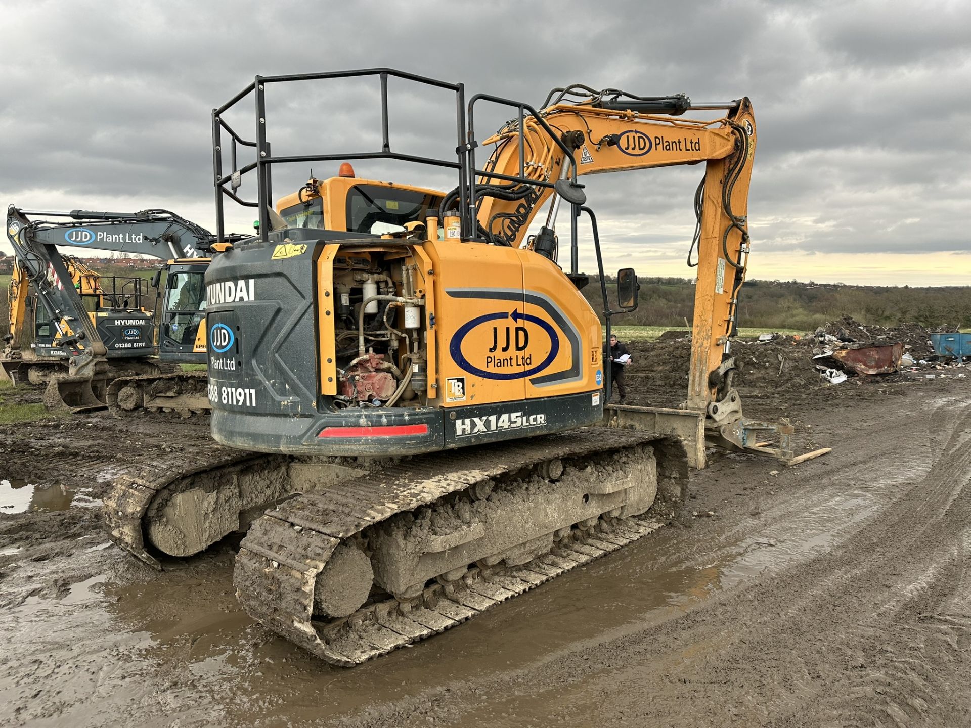 Hyundai HX145LCR Compact Excavator | YOM: 2021 | Hours: 2,691 - Image 3 of 16