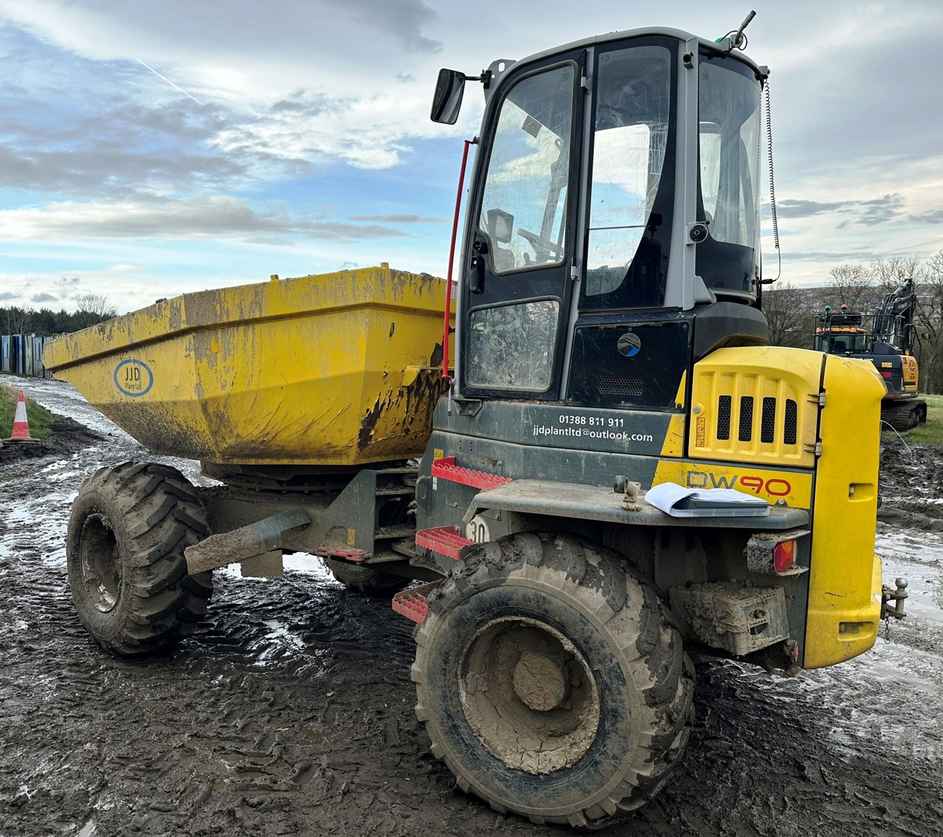 Wacker Neuson DW90 9T Dumper | YOM: 2021 | Hours: 1,087 - Image 2 of 11