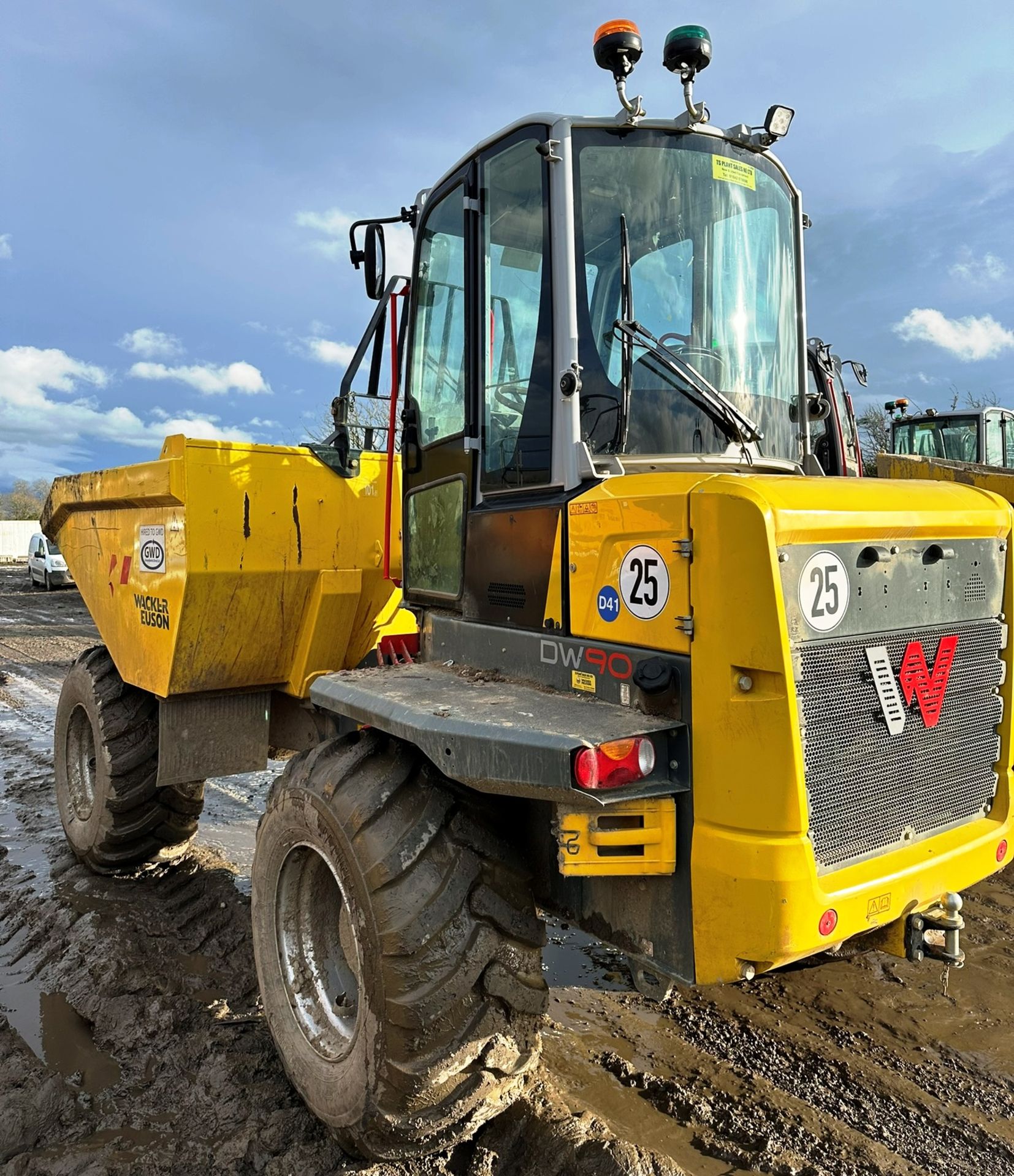 Wacker Neuson DW90-2 Straight Tip Cab Dumper | YOM: 2022 | Hours: 615 - Image 4 of 13