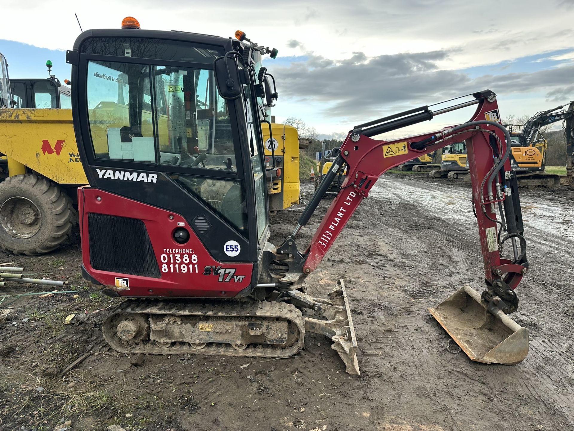 Yanmar SV17VT 1T Excavator | YOM: 2023 | Hours: 111 - Image 3 of 16