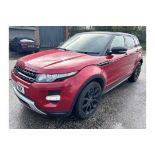 Range Rover Evoque Dynamic | LS12 VKK | Mileage: 122,201 | ZERO VAT ON HAMMER