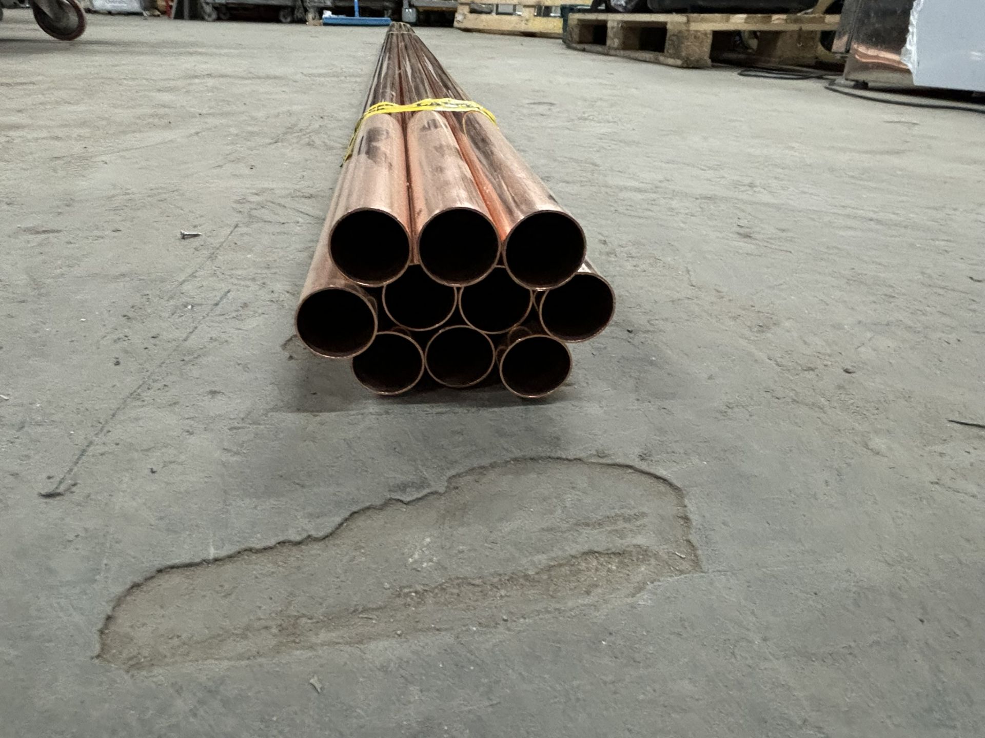 10 x 3Mtr x 27mm Copper Pipes - Image 2 of 2