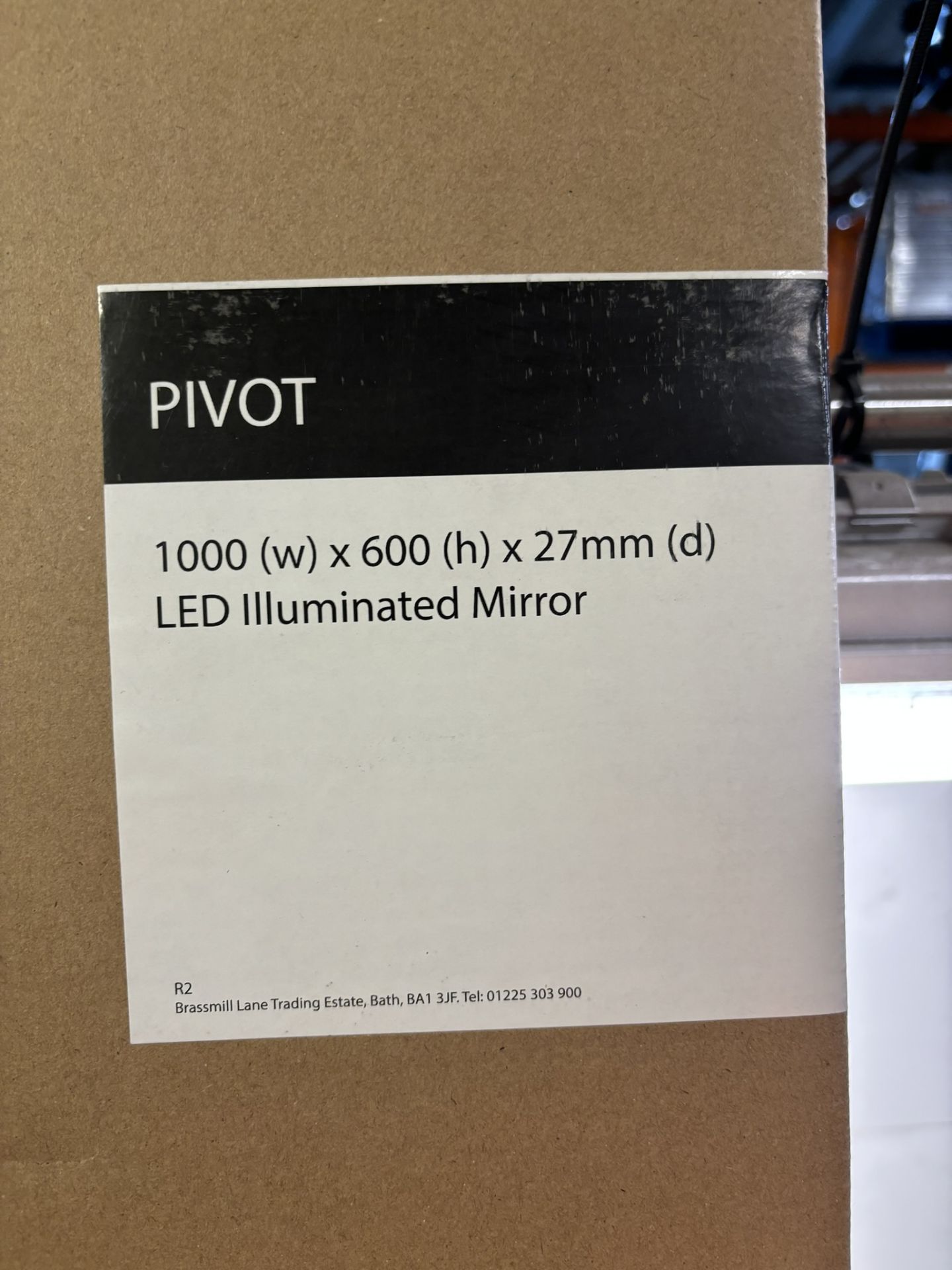 pivot PVM100 1000 illuminated mirror - Image 3 of 4
