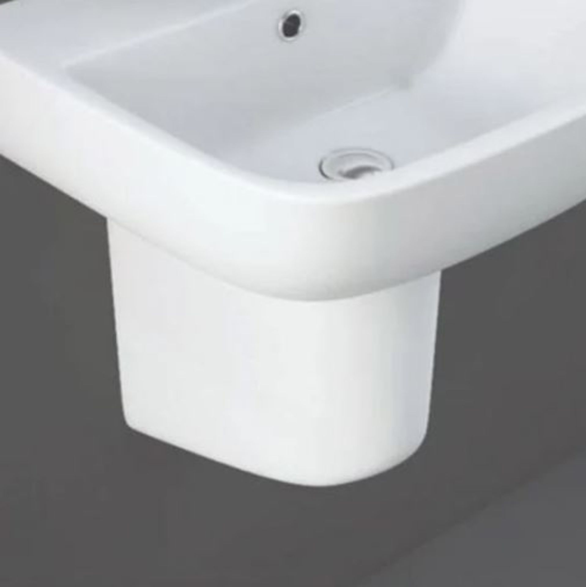 RAK Ceramics Series 600 Semi Pedestal For 52cm Basin