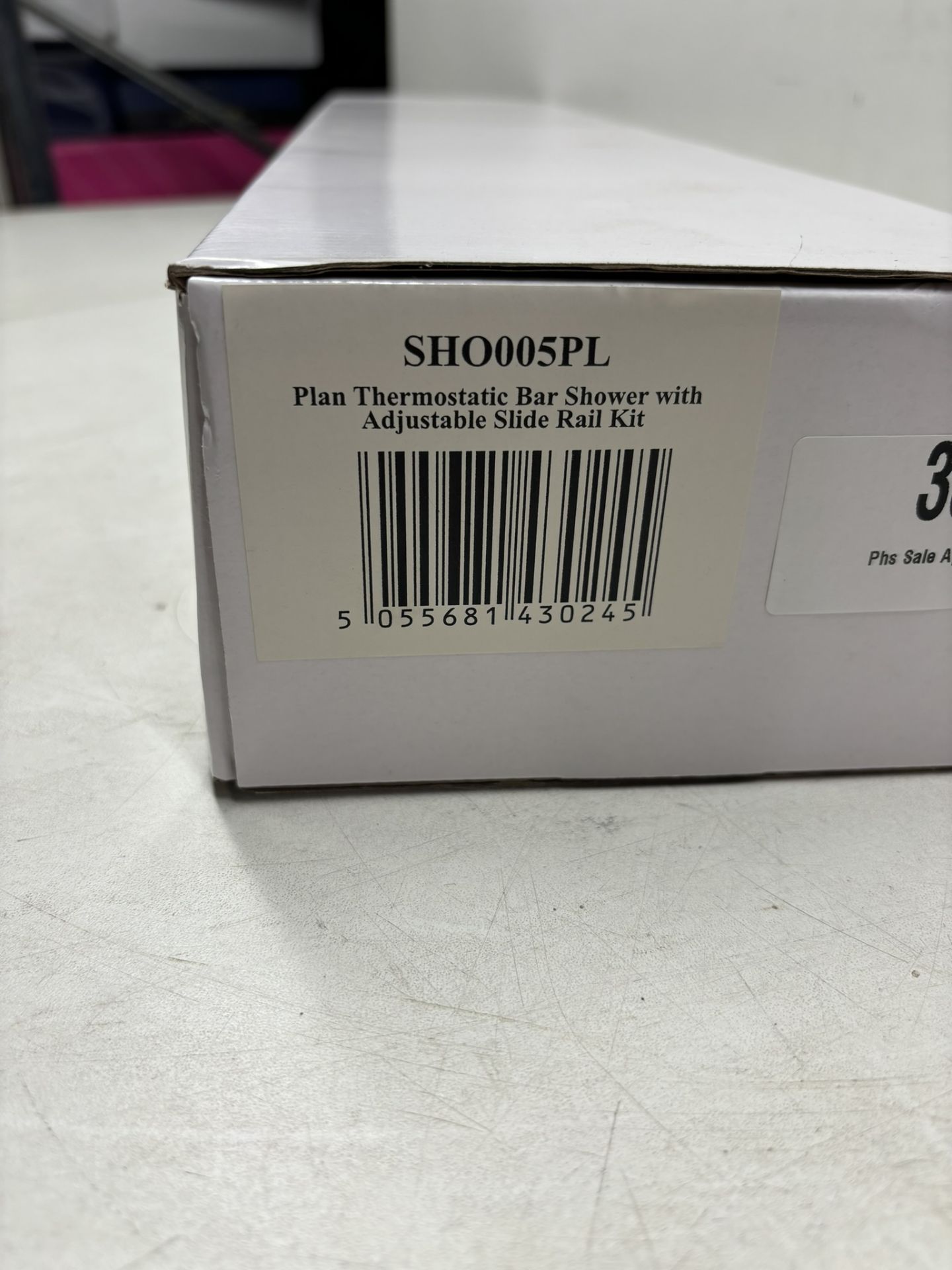 Prestige SHO005PL Plan Thermostatic Bar Shower with Slide Rail Kit - Image 4 of 4