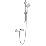 Prestige SHO005PL Plan Thermostatic Bar Shower with Slide Rail Kit