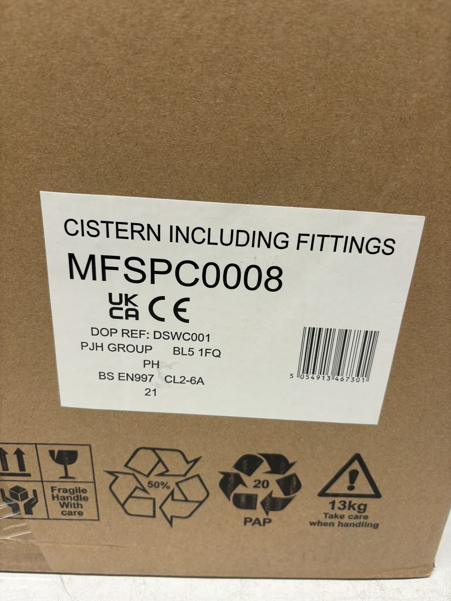 MFSPC0008 Cistern Including Fittings - Bild 4 aus 4