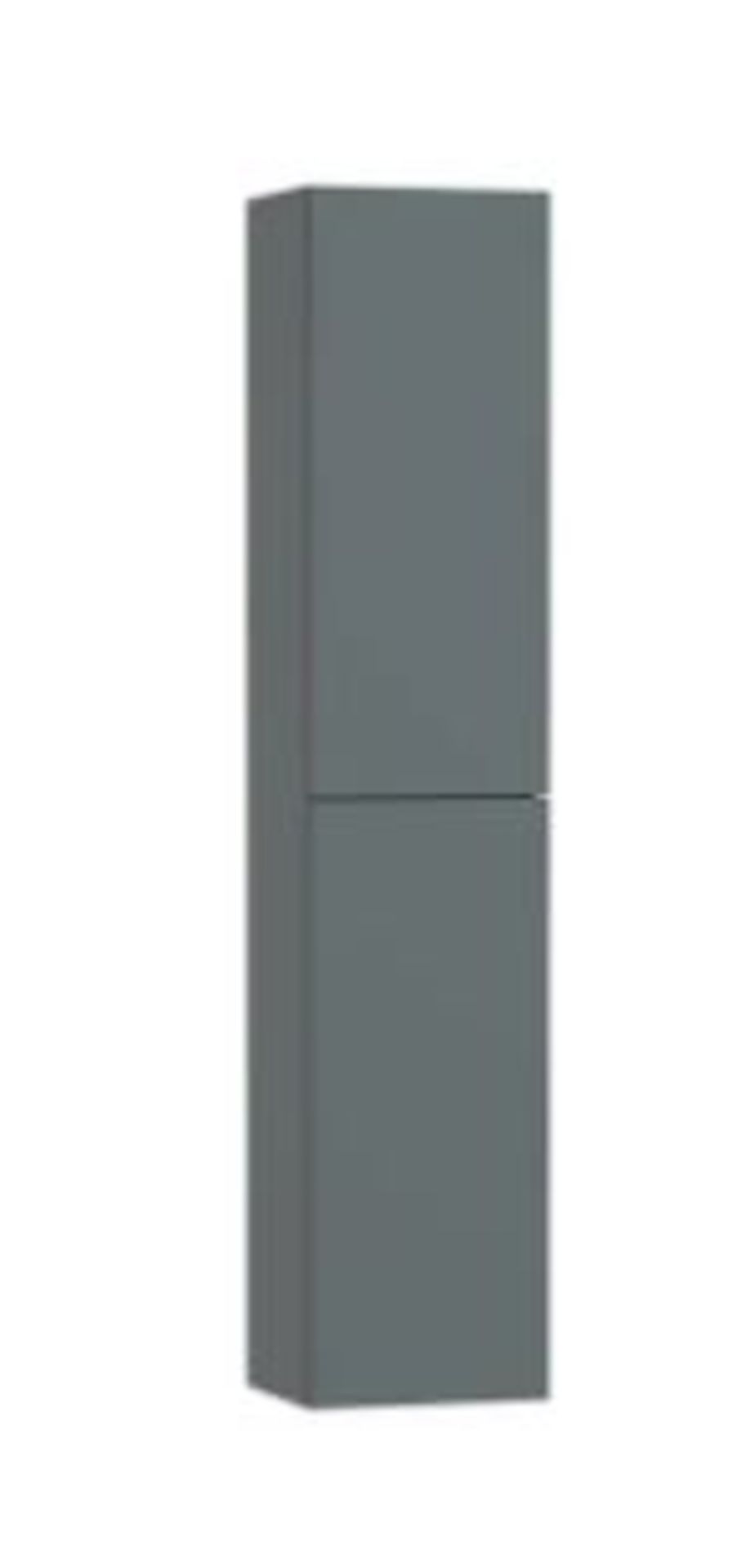 HiB Tall Storage Unit - Gloss Light Grey