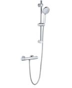 Prestige SHO005PL Plan Thermostatic Bar Shower with Slide Rail Kit