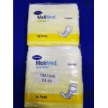 2x Packs Mixed Sizes Molimed Absorbent Pads For Slight Bladder Weekness