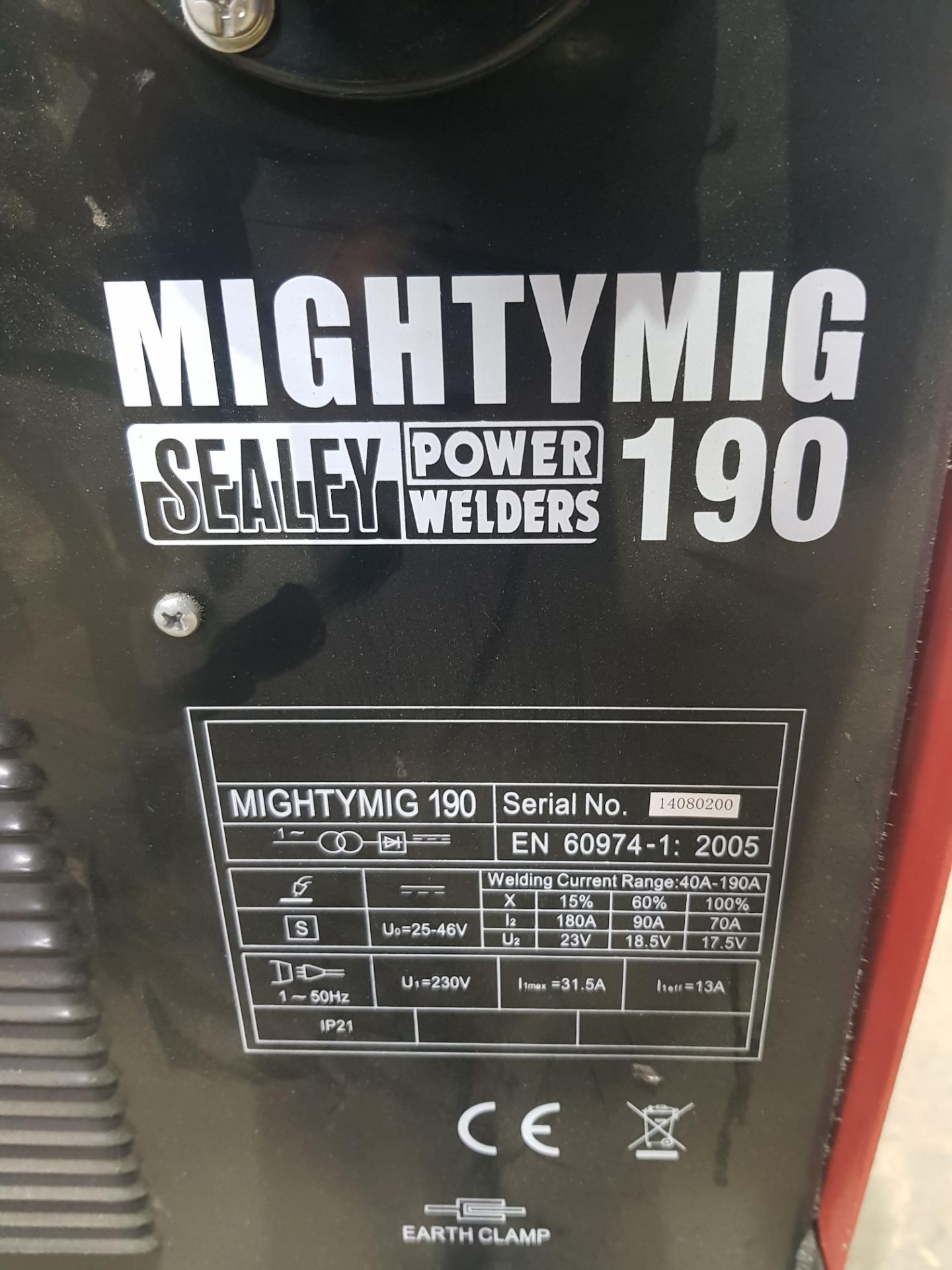 Mightymig 190 Professional Gas/No-Gas Mig Welder 190Amp - Image 6 of 6