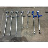 7 x Various Crutches
