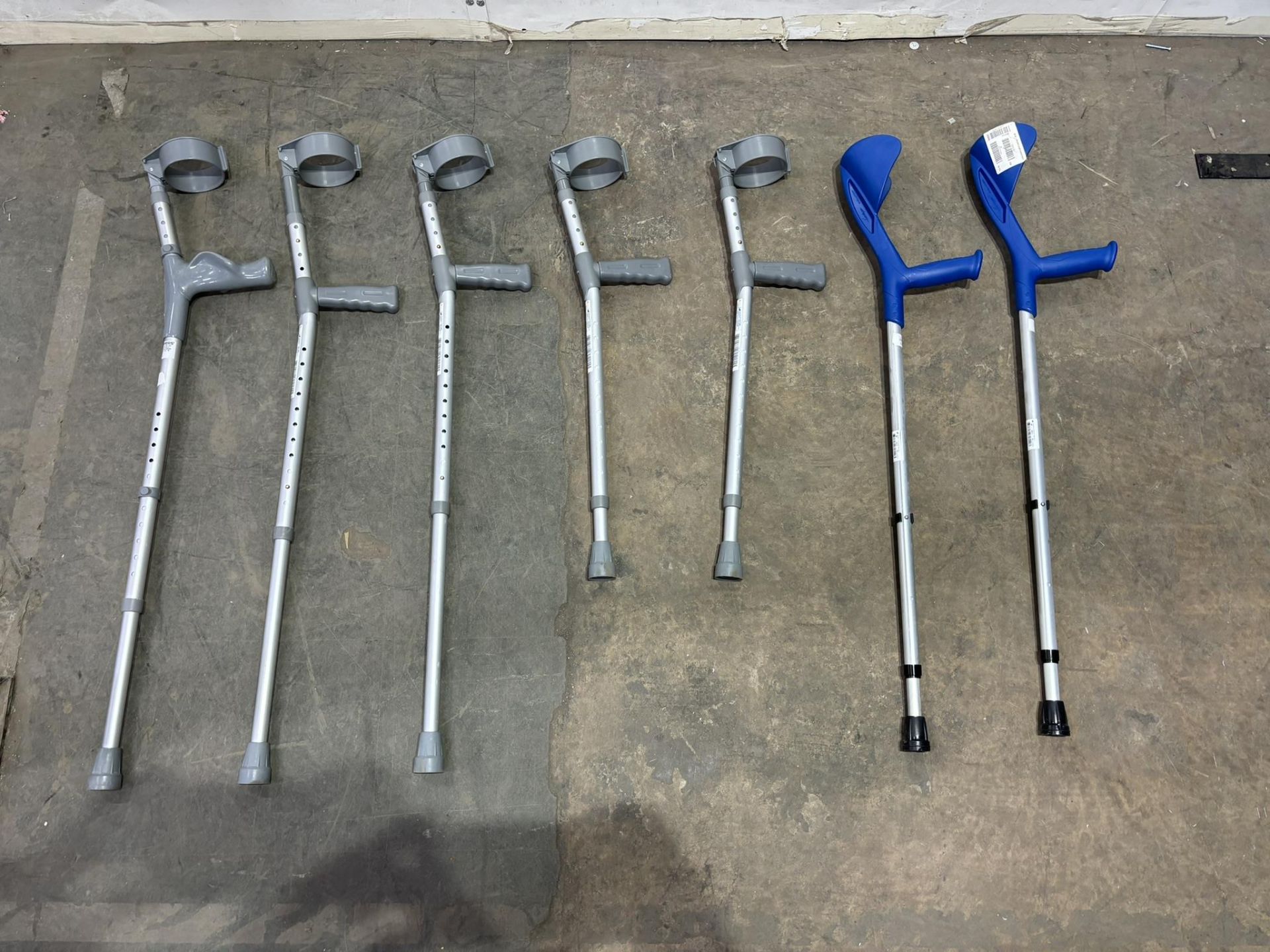 7 x Various Crutches