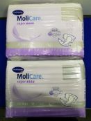 2x Packs Molicare Super All-In-One Incontinence Briefs