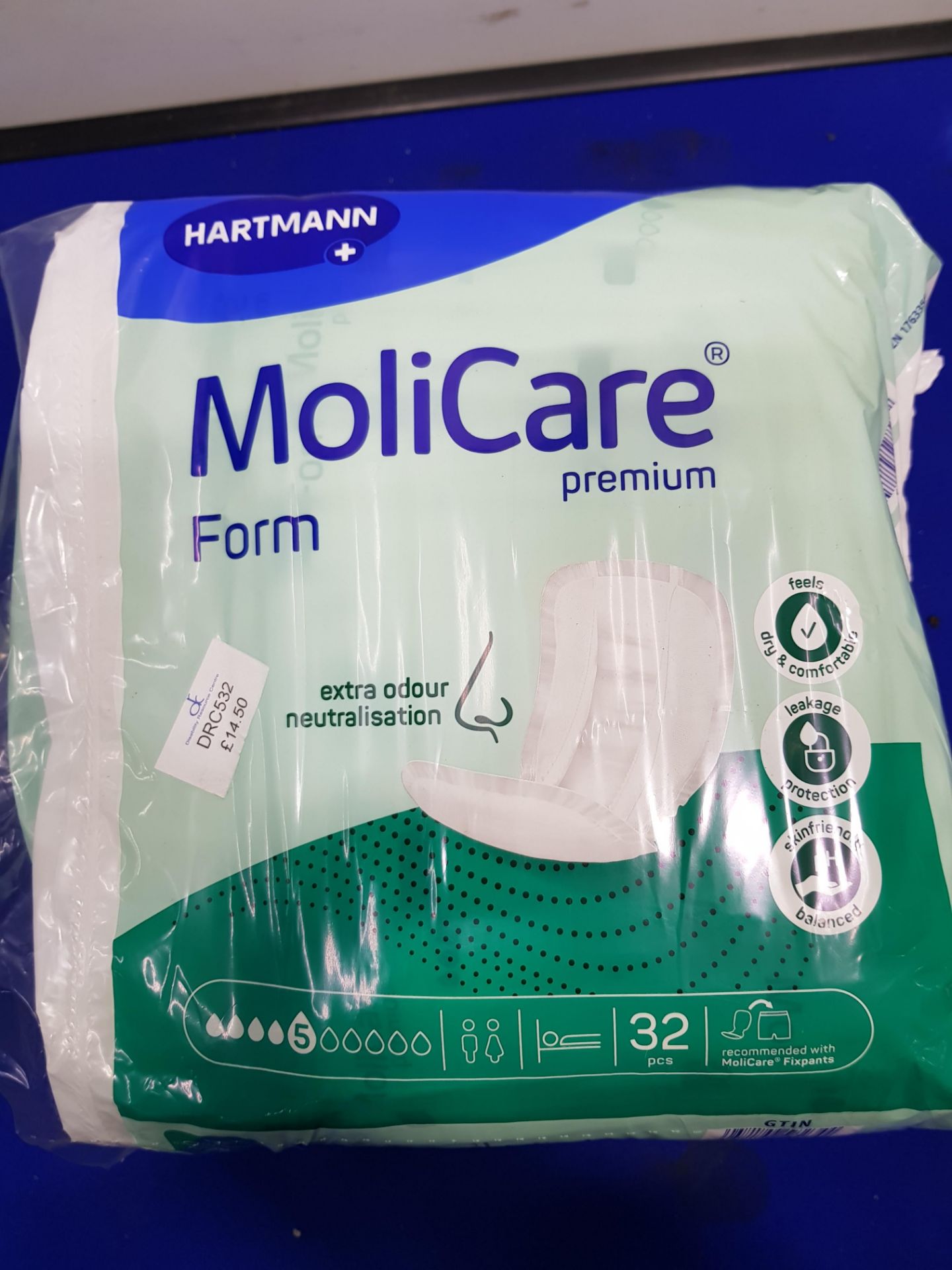 2x Packs Molicare Anatomically Shape Incontinence Pads - Image 2 of 2