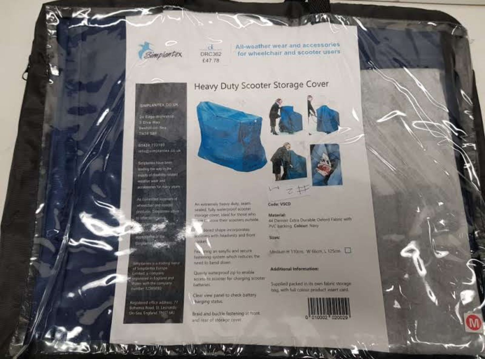 2x Heavy Duty Scooter Storage Covers - Image 2 of 2