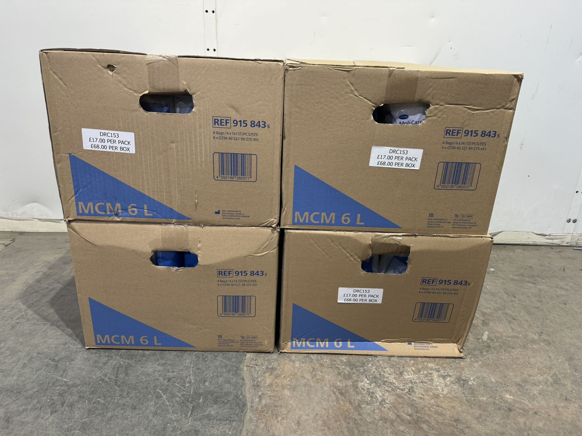 4 x Boxes Molicare 9158435 Adult Premium Elastic Unisex Disposable Pull Up Pants