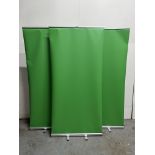 3 x Collapsable Green Screens - As pictured