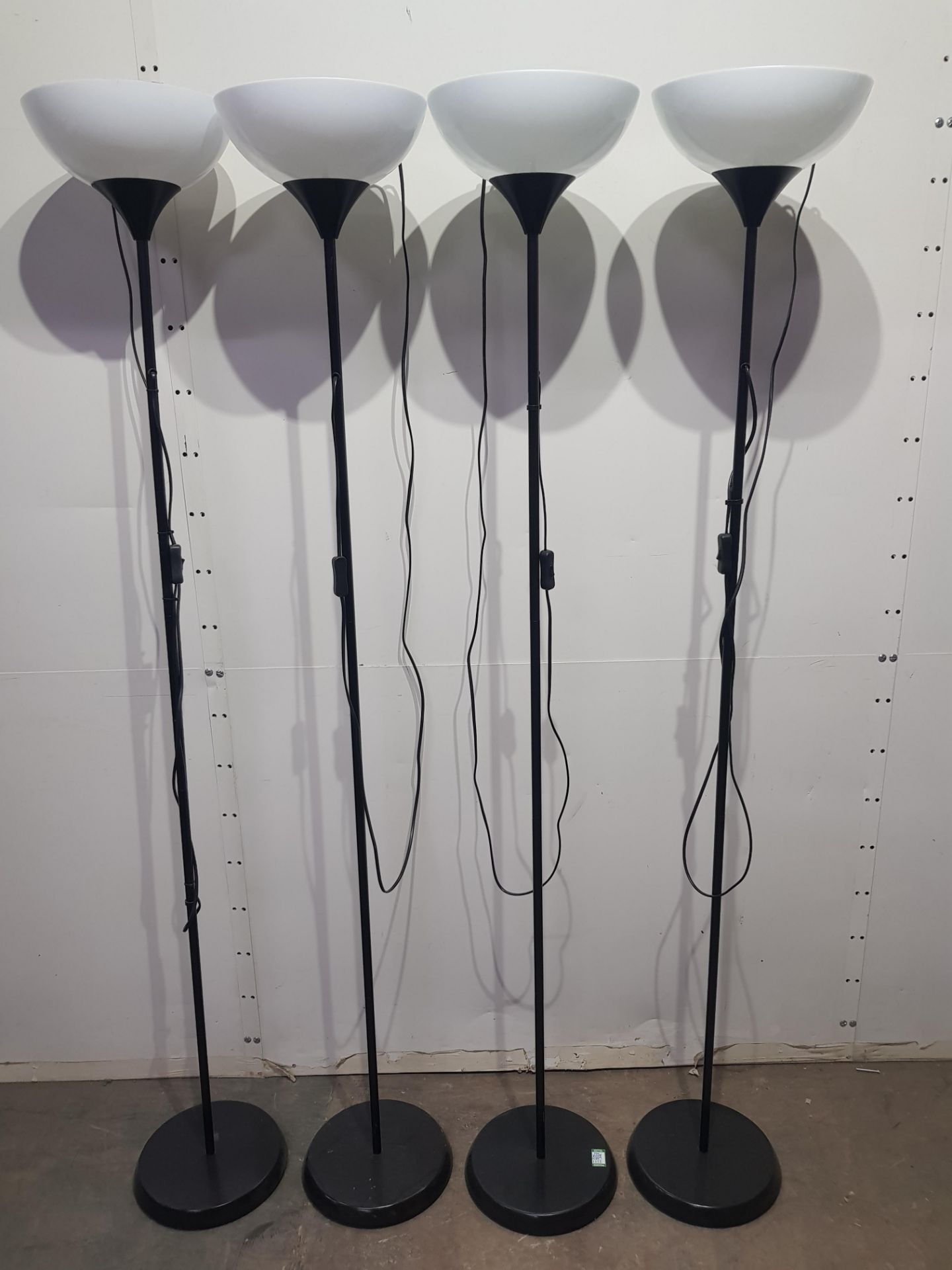 4x Freestanding Uplighters Lights