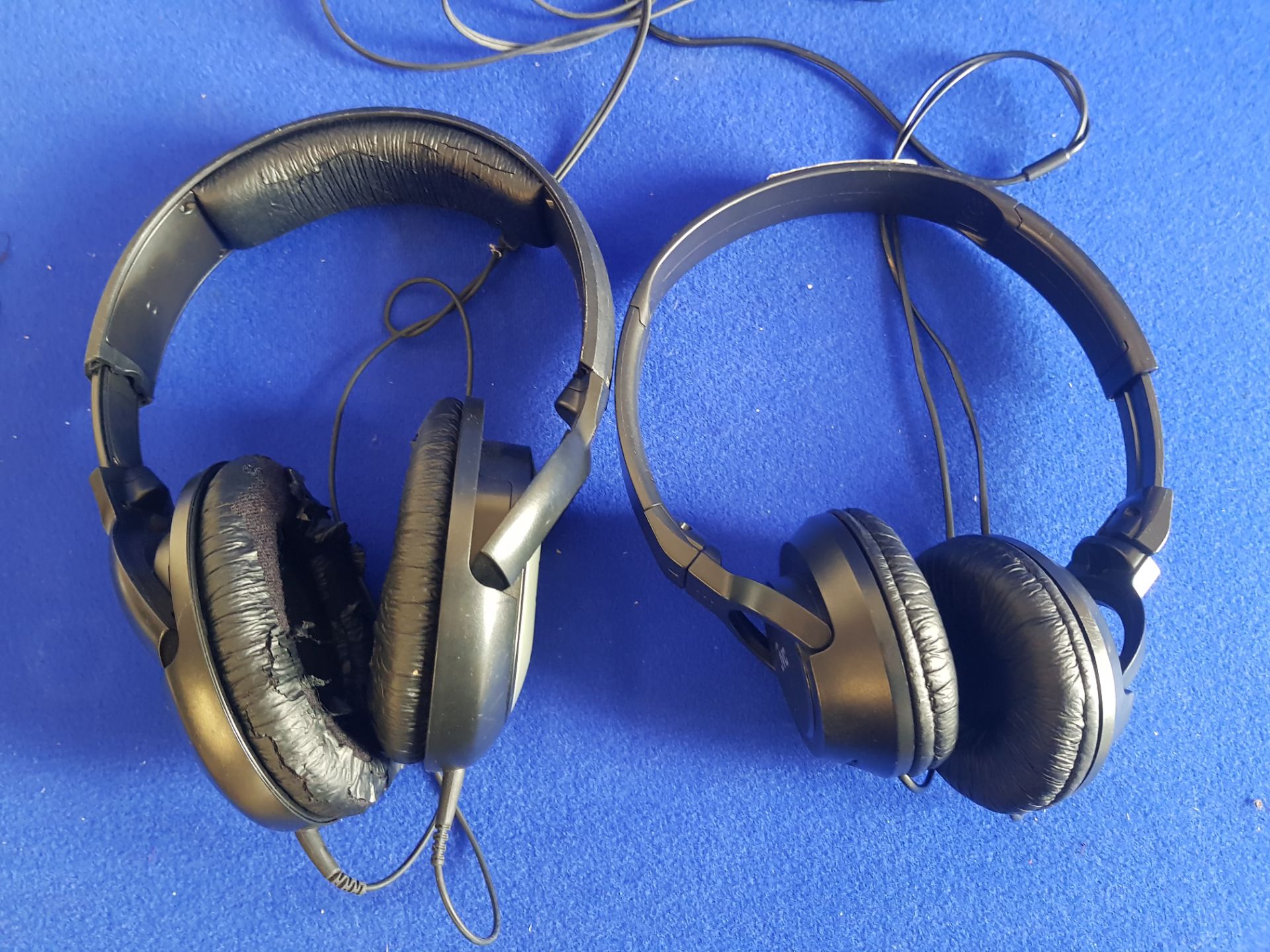 1x JVC Headphones And 1x Sennheiser Headphones