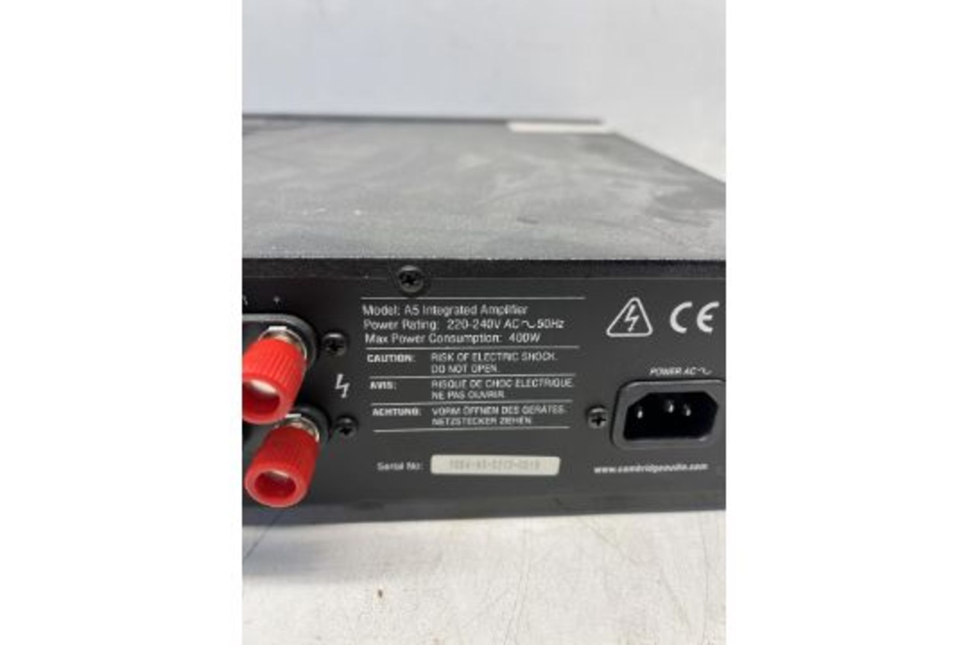 Cambridge Audio A5 Intergrated Amplifier - Image 5 of 5