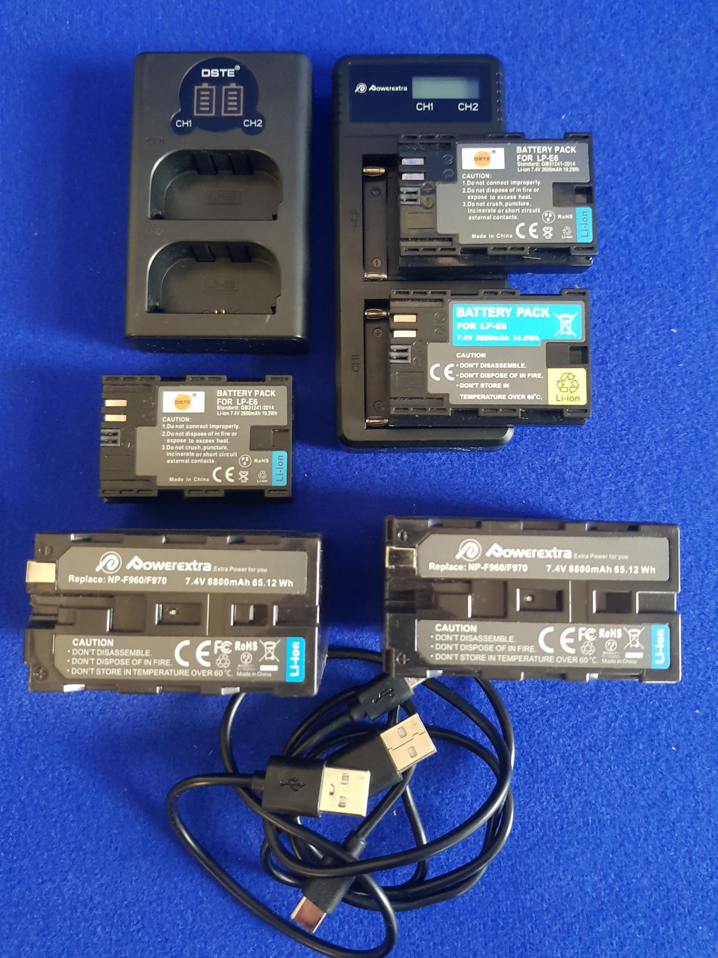 Camkix Batteries And Battery Chargers With Bag
