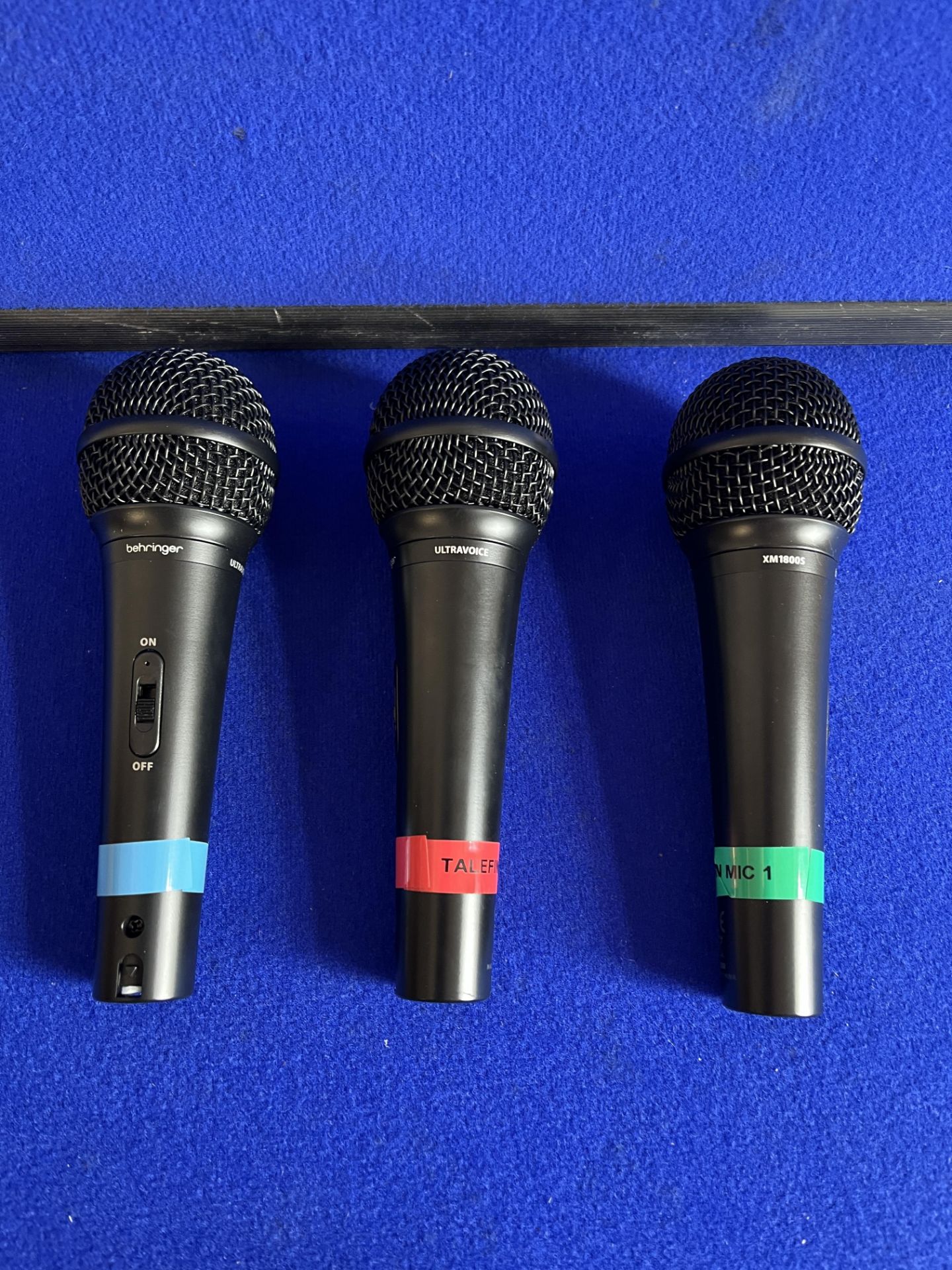 3 x Behringer Ultravoice XM1000s Microphones with storage case - Bild 3 aus 4