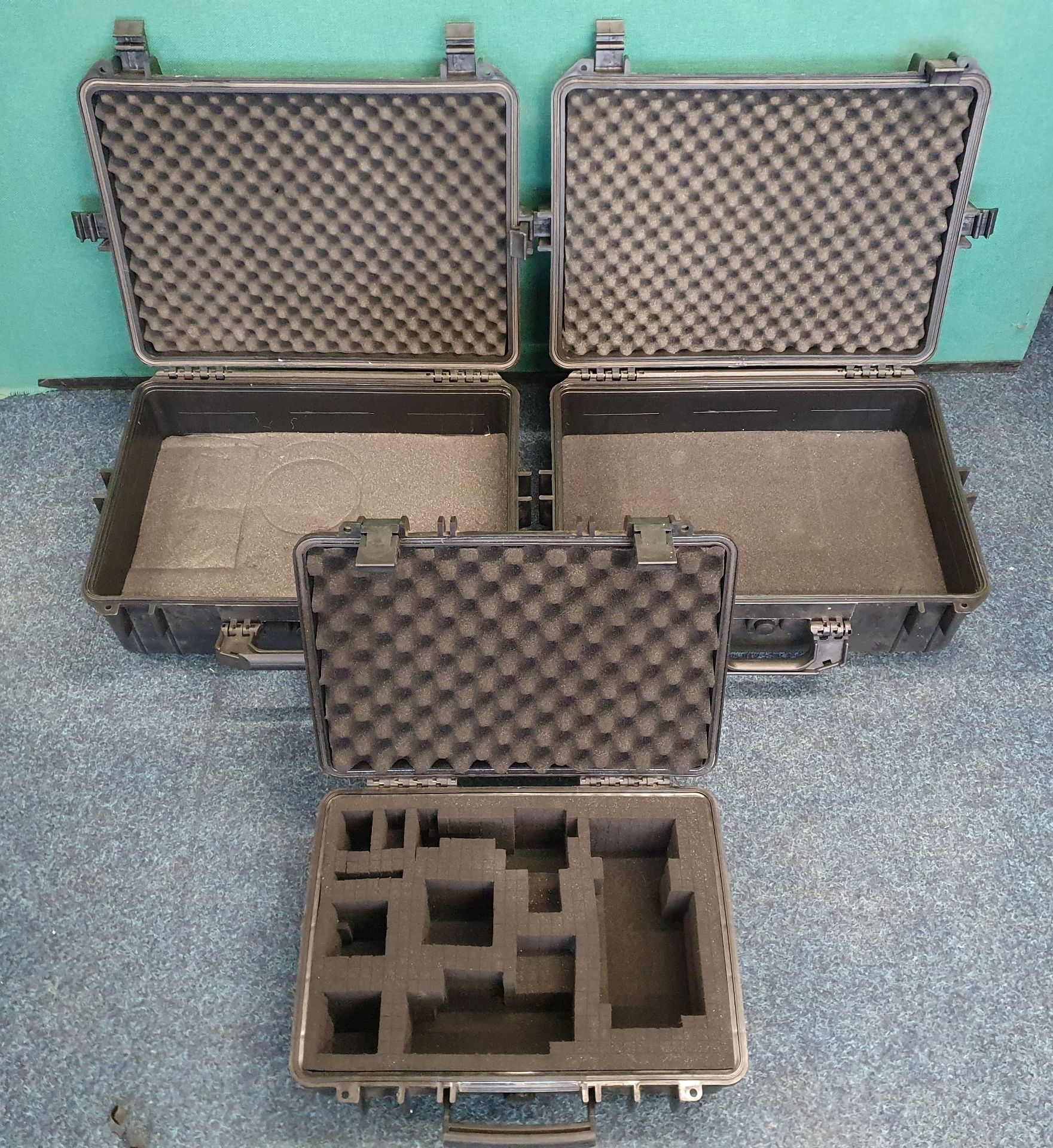 3 x Secure Carry Cases