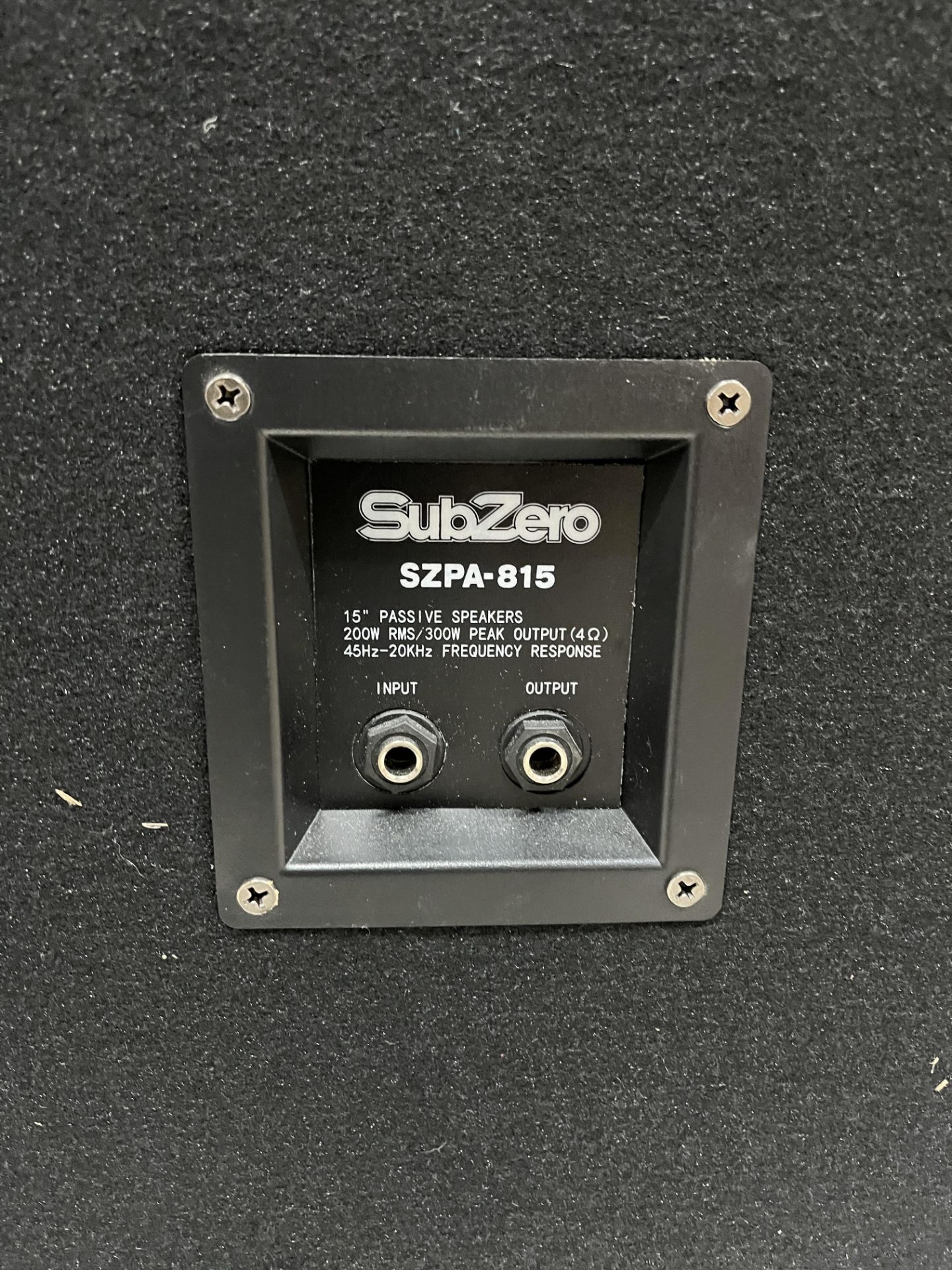 2 x SubZero SZPA-815 15" Passive Speakers - Bild 6 aus 6