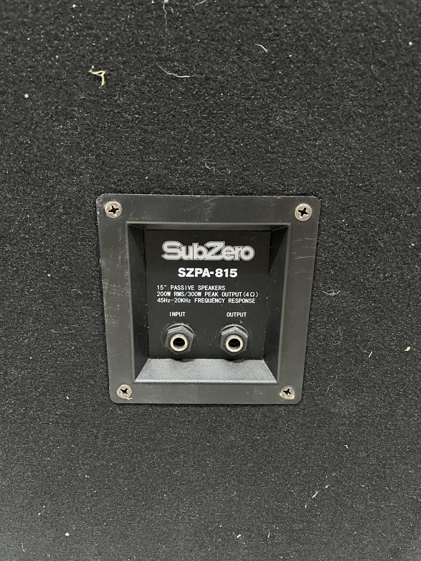 2 x SubZero SZPA-815 15" Passive Speakers - Bild 5 aus 6