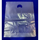 3 x Boxes Of Unbranded Plain Clear Carrier Bags | 15 x 18 inch