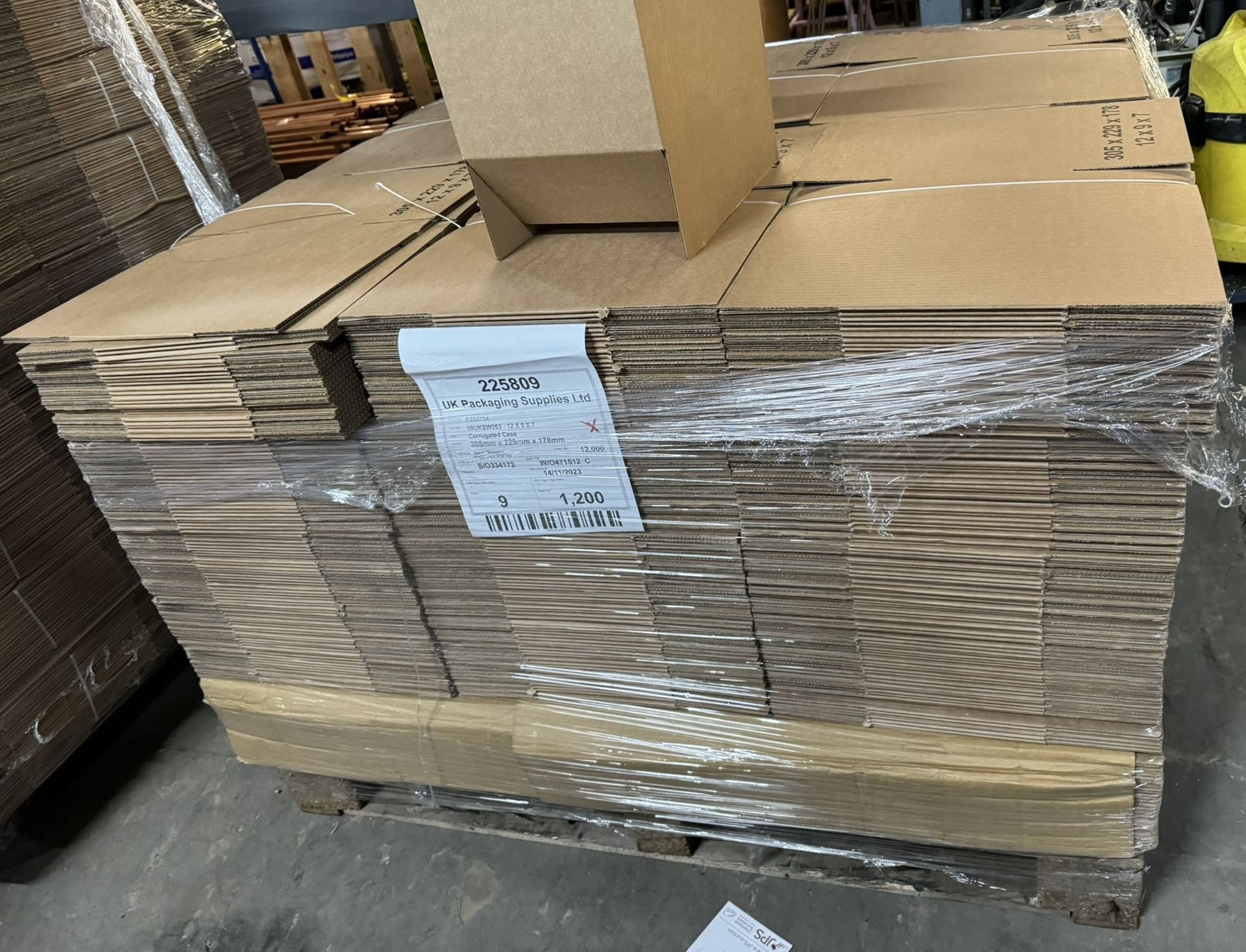 750 x UK Packaging Supplies Single Wall Cardboard Boxes | 305 x 229 x 178MM - Image 4 of 6