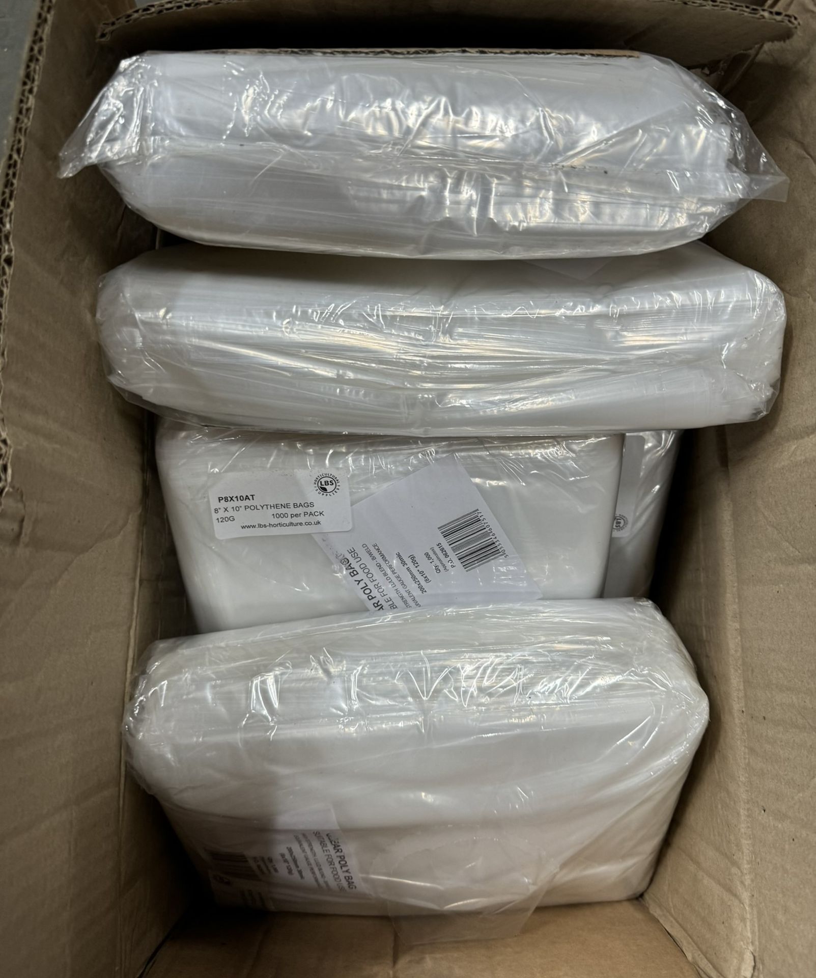 3 x Boxes Of Unbranded Clear Polythene Bags - Image 4 of 6