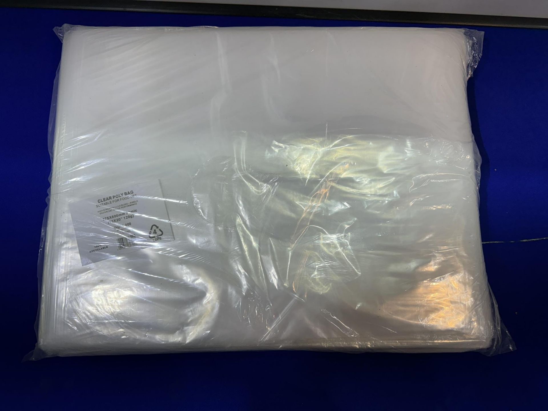 Approx 2,000 x Unbranded Clear Poly Bags | 15 x 20 inch