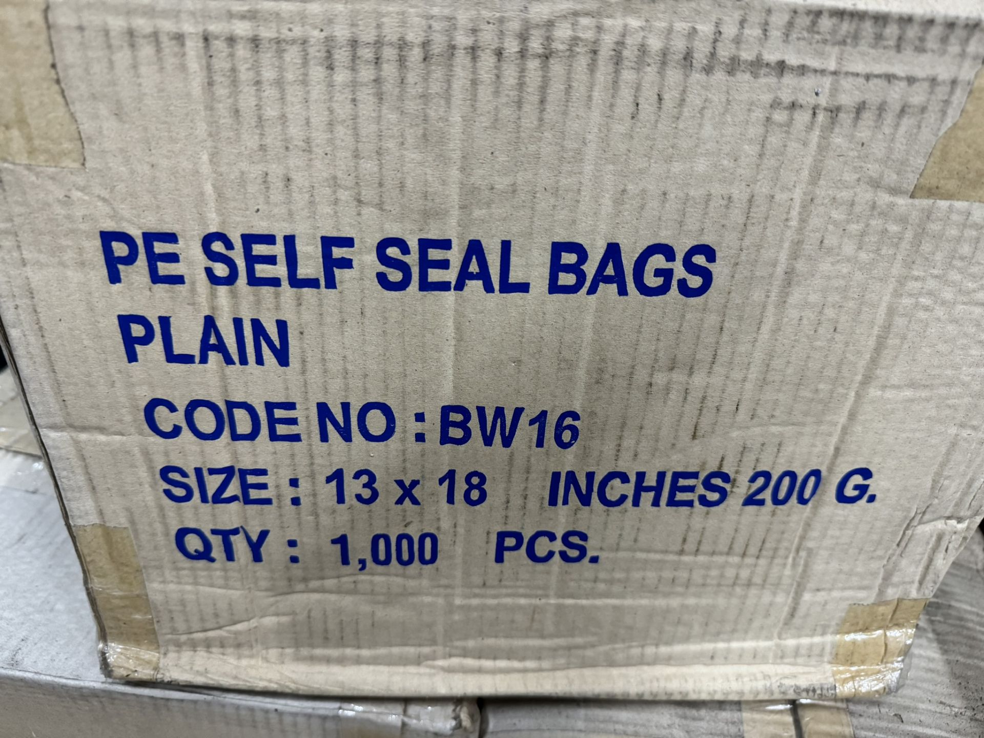 5 x Boxes Of Unbranded Plain Self Seal Bags | 13 x 18 inch - Image 2 of 6