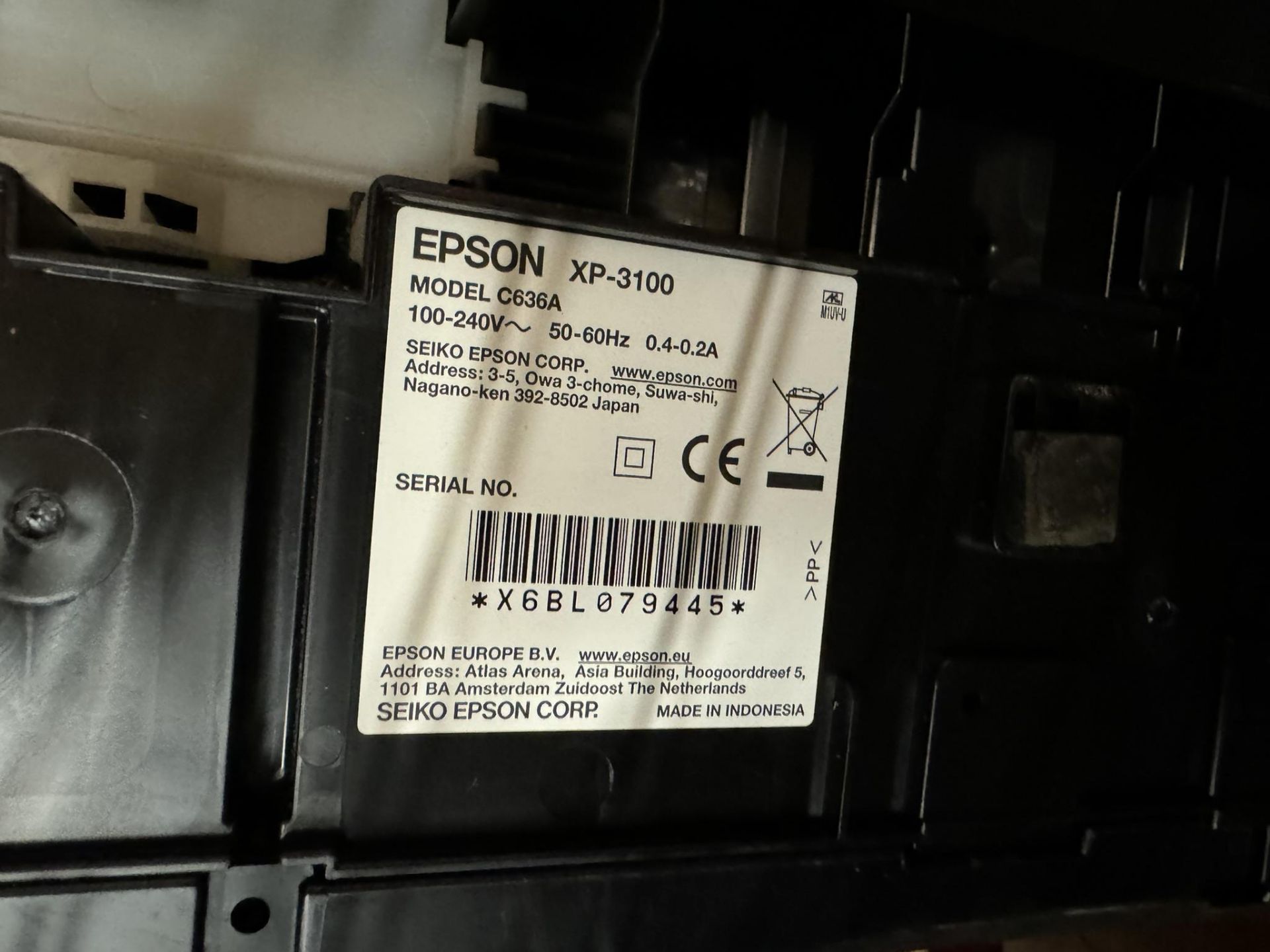 Epson C636A All-in-One Wireless Inkjet Printer - Bild 5 aus 5