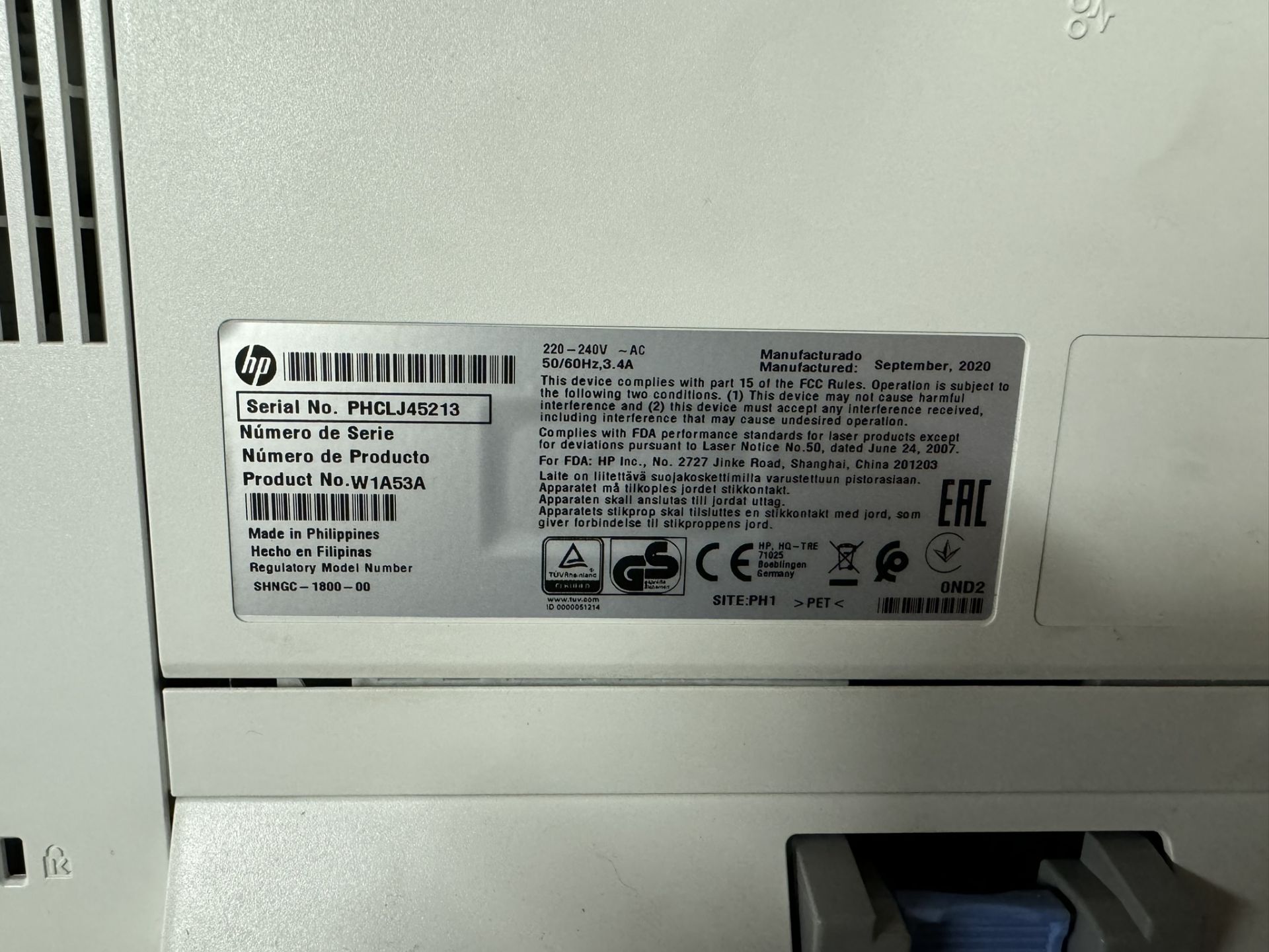 HP LaserJet Pro M404DN A4 Mono Laser Printer - Image 5 of 5