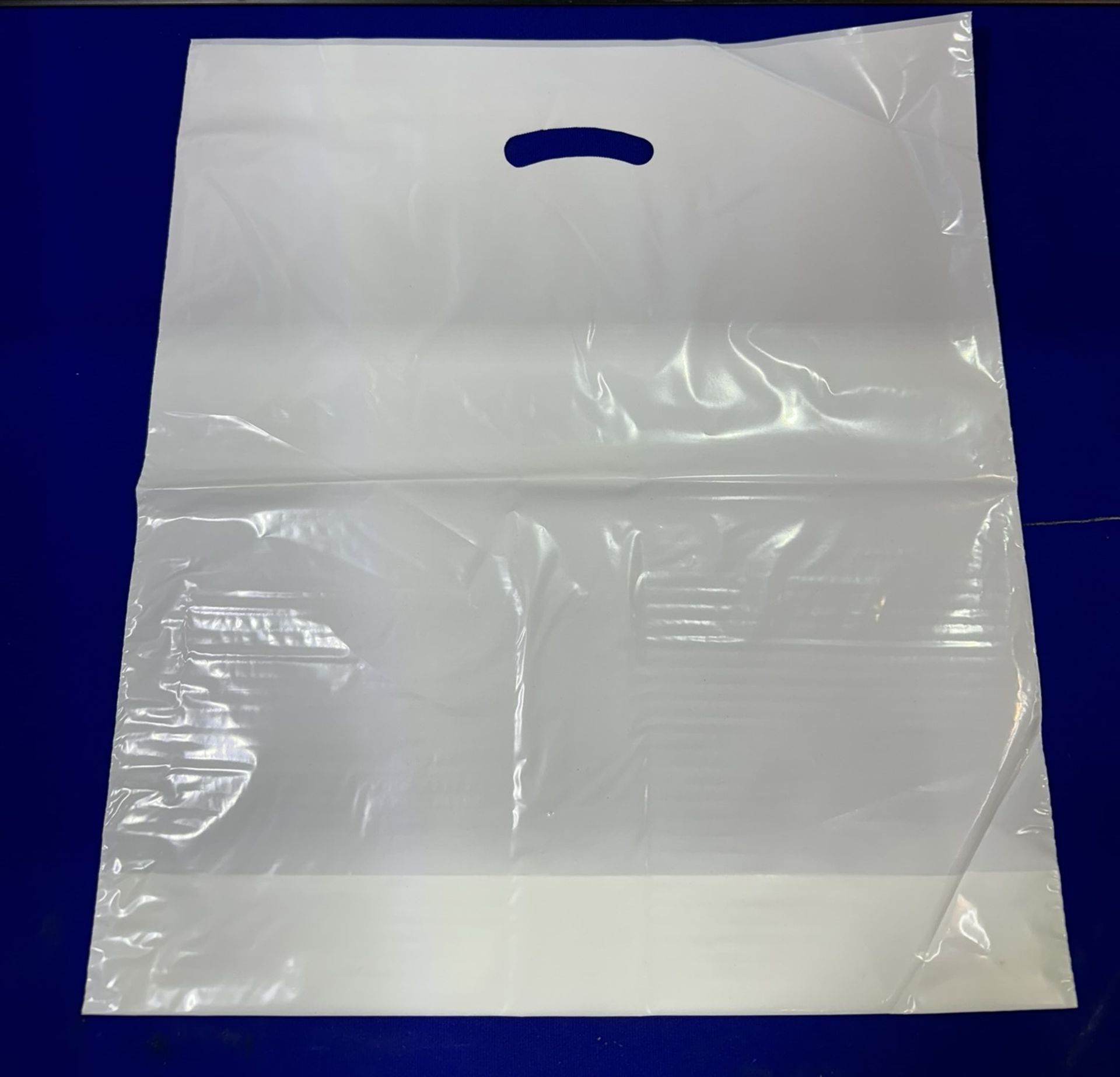 4 x Boxes Of Unbranded Plain White Carrier Bags