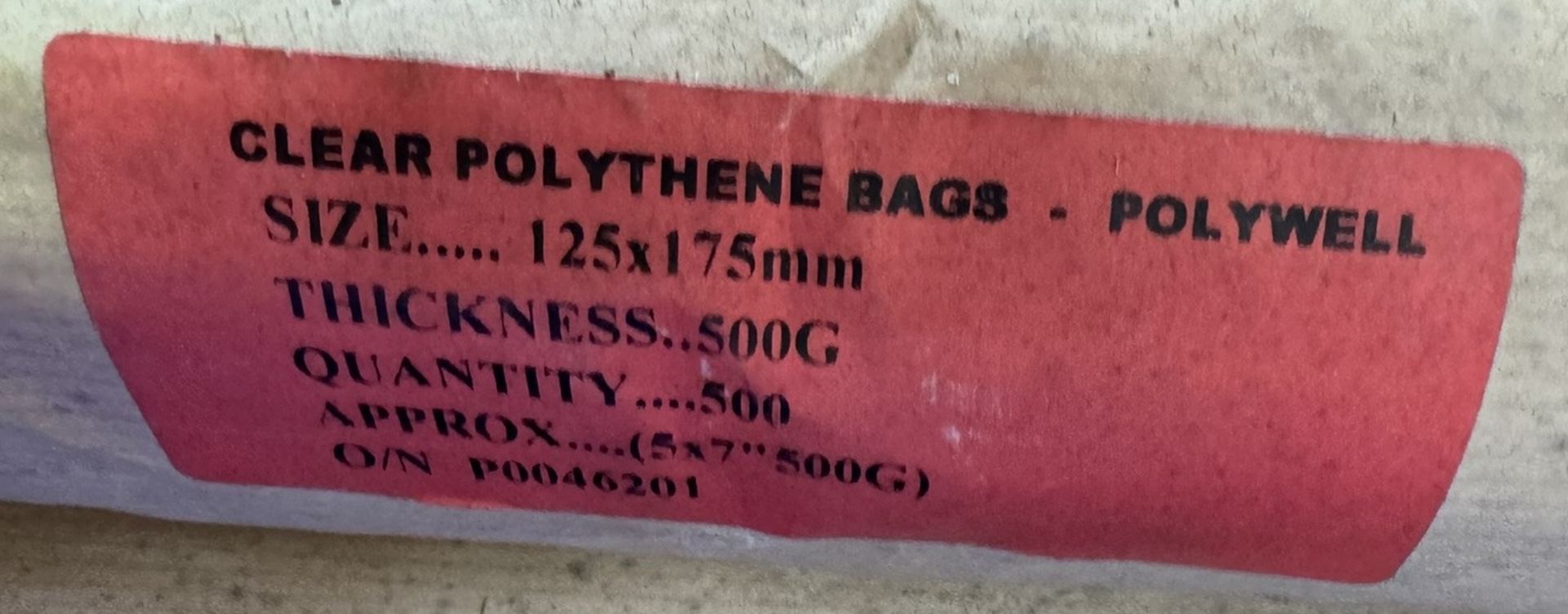 Approx 1,500 x Polywell Clear Polythene Bags - Image 2 of 2