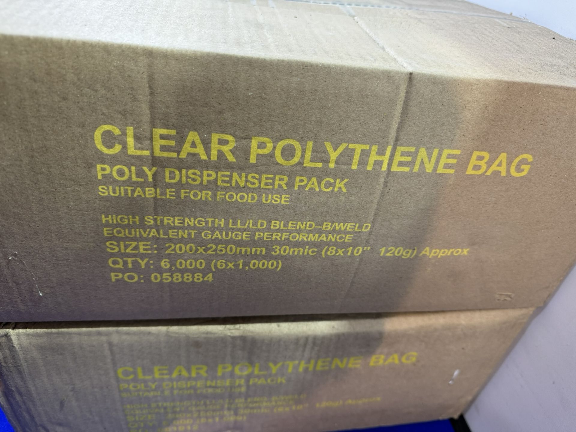 2 x Boxes Of Unbranded Clear Polythene Bags | 8 x 10 inch - Image 2 of 3