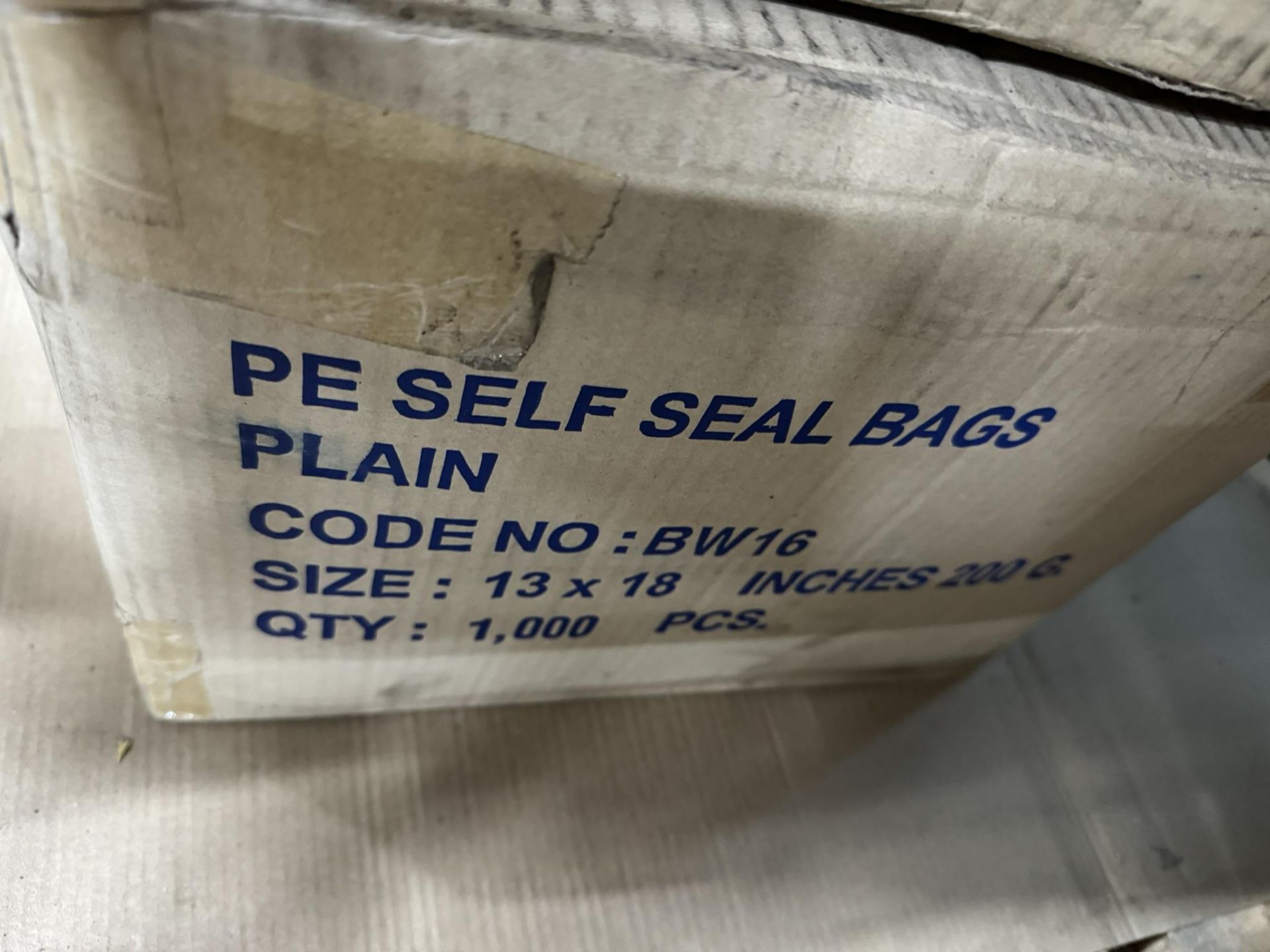 5 x Boxes Of Unbranded Plain Self Seal Bags | 13 x 18 inch - Bild 5 aus 6