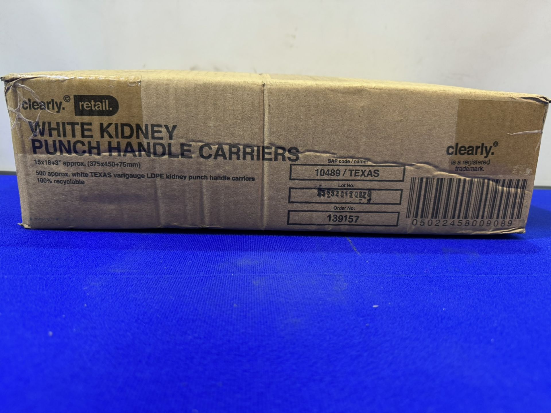 5 x Boxes Of Clearly Retail Clear Kidney Carrier Bags - Image 3 of 4