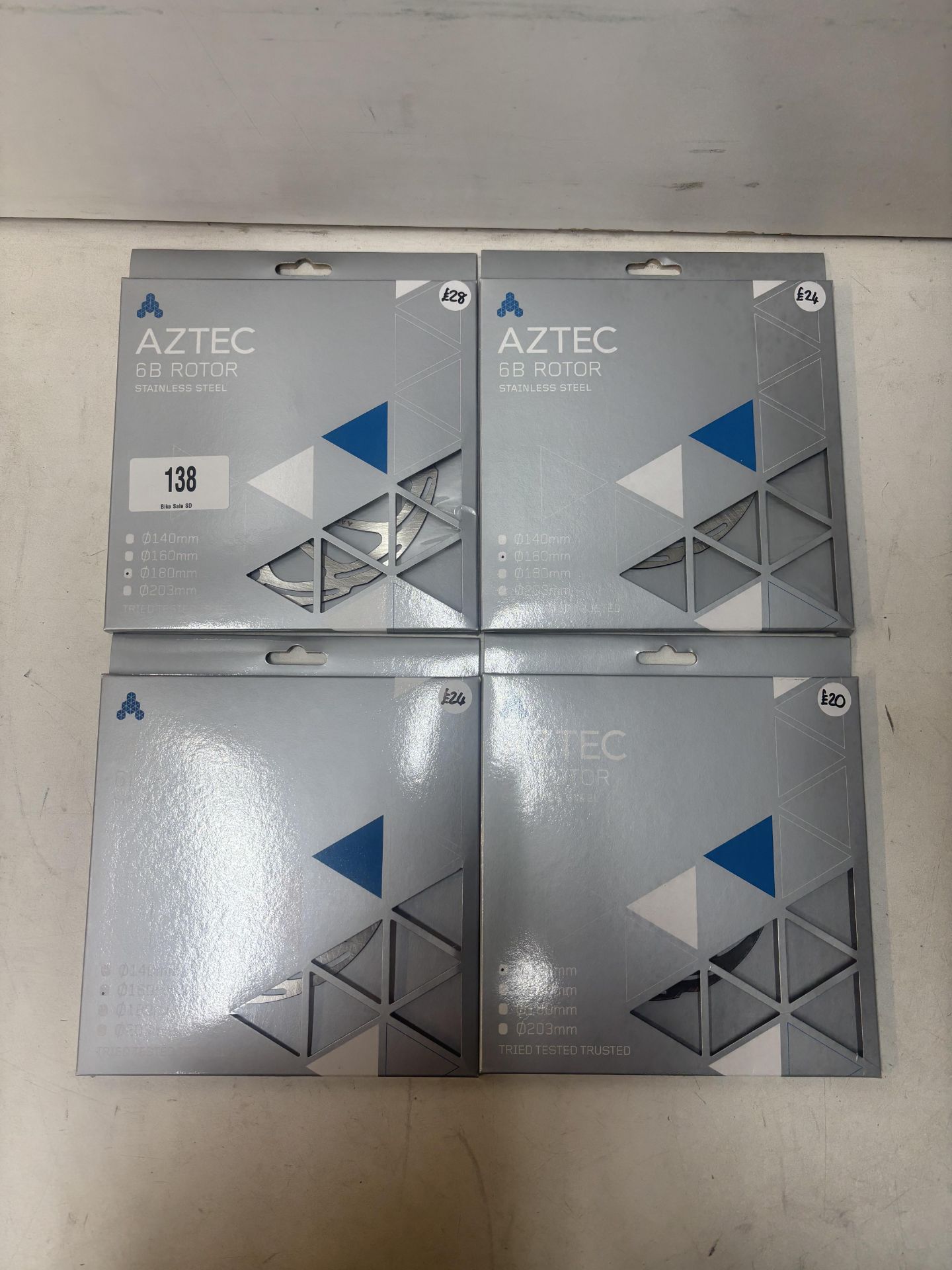 4 x Various Aztec 6B Disk Rotors