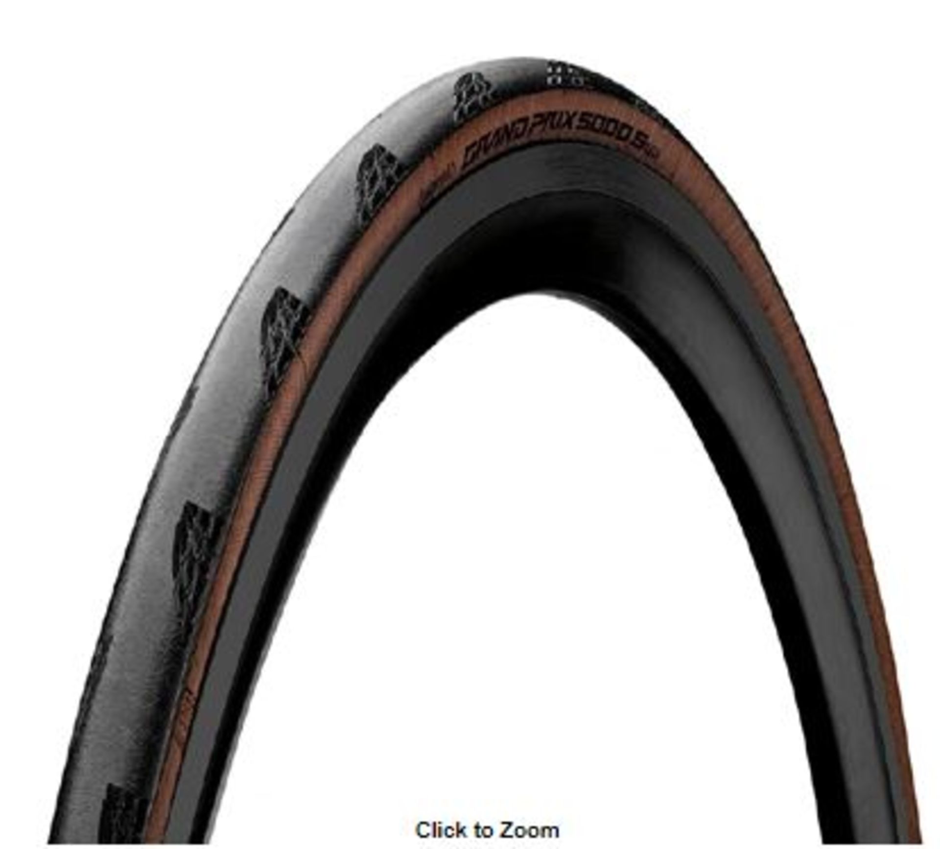 Continental Grand Prix 5000 25-622 S TR Tyre 700x25mm Black/Transparent