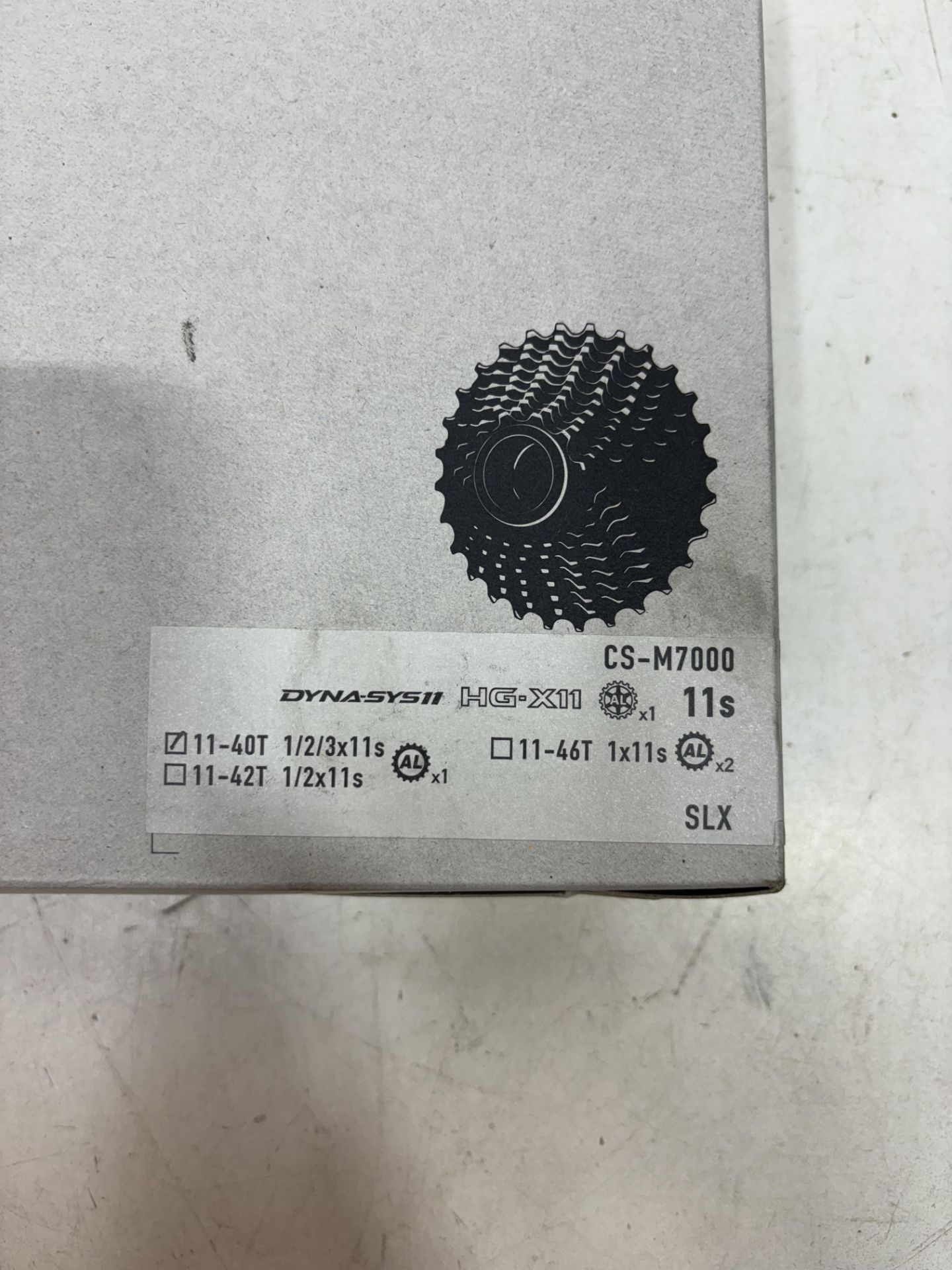 Shimano SLX M7000 11 Speed 11-40 Teeth Cassette - Image 3 of 3