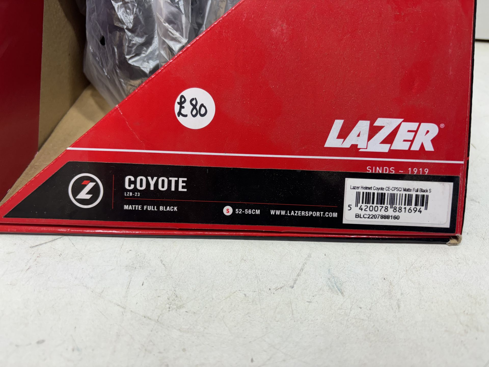 Lazer Coyote MTB Helmet, Size S (52-56cm) - matte black - Image 3 of 3