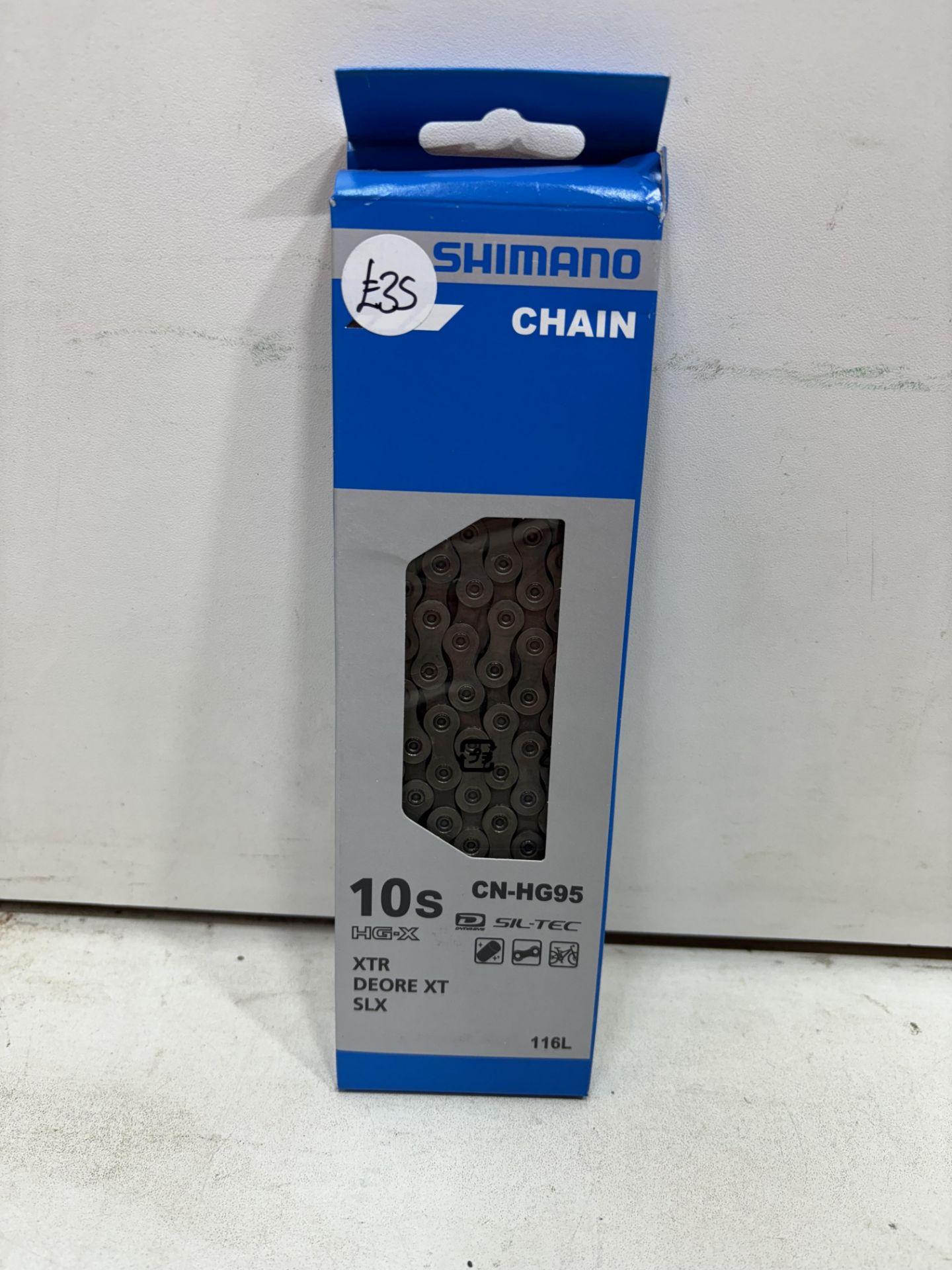 4 x Shimano CN-HG95 Deore XT 10-Speed Mountain Bicycle Chains,116 Links - Image 3 of 4