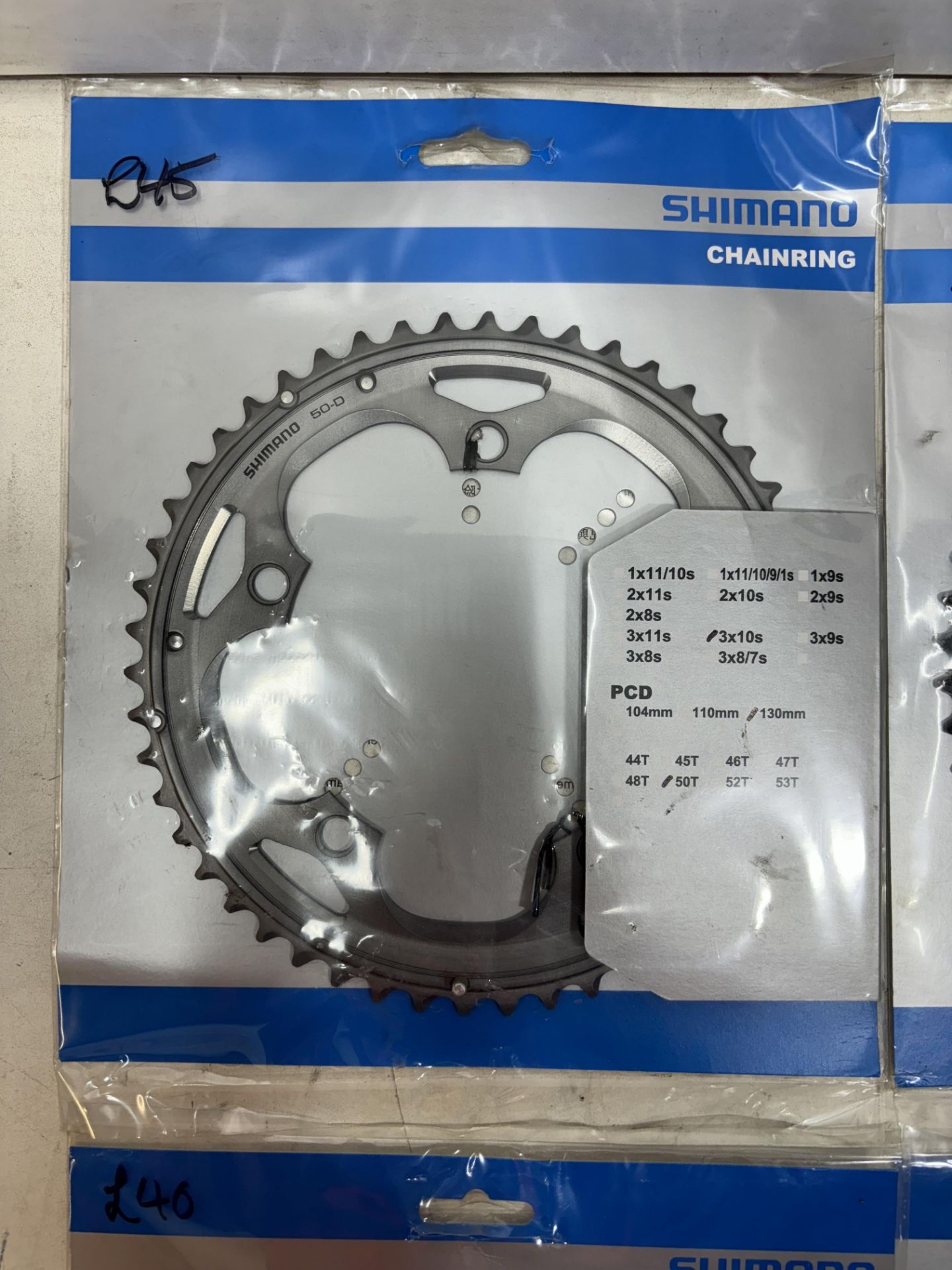 4 x Various Shimano Chainrings - See Description & Photos - Image 2 of 5